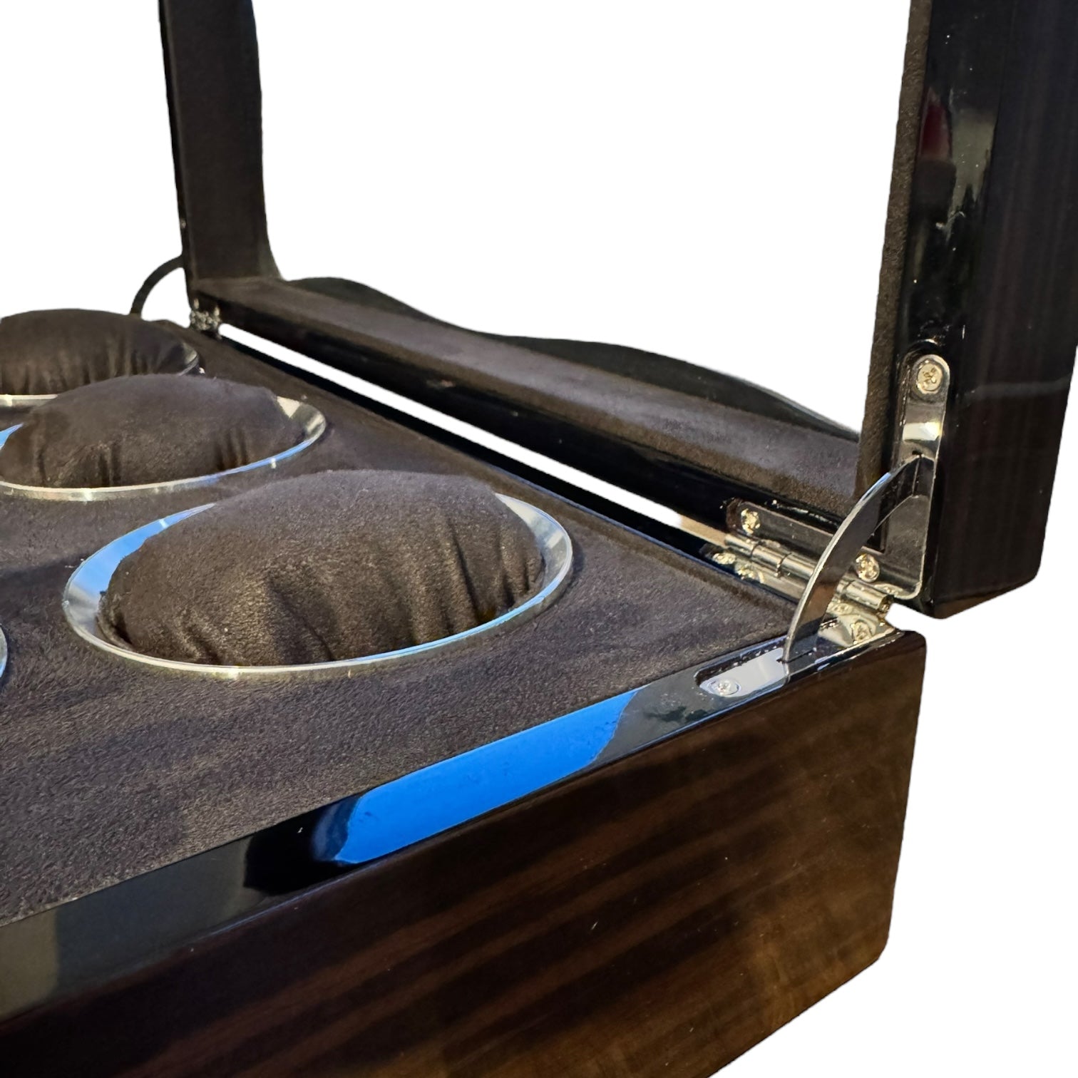 Vanguard Chrome 6 Watch - Walnut Laquered Burl