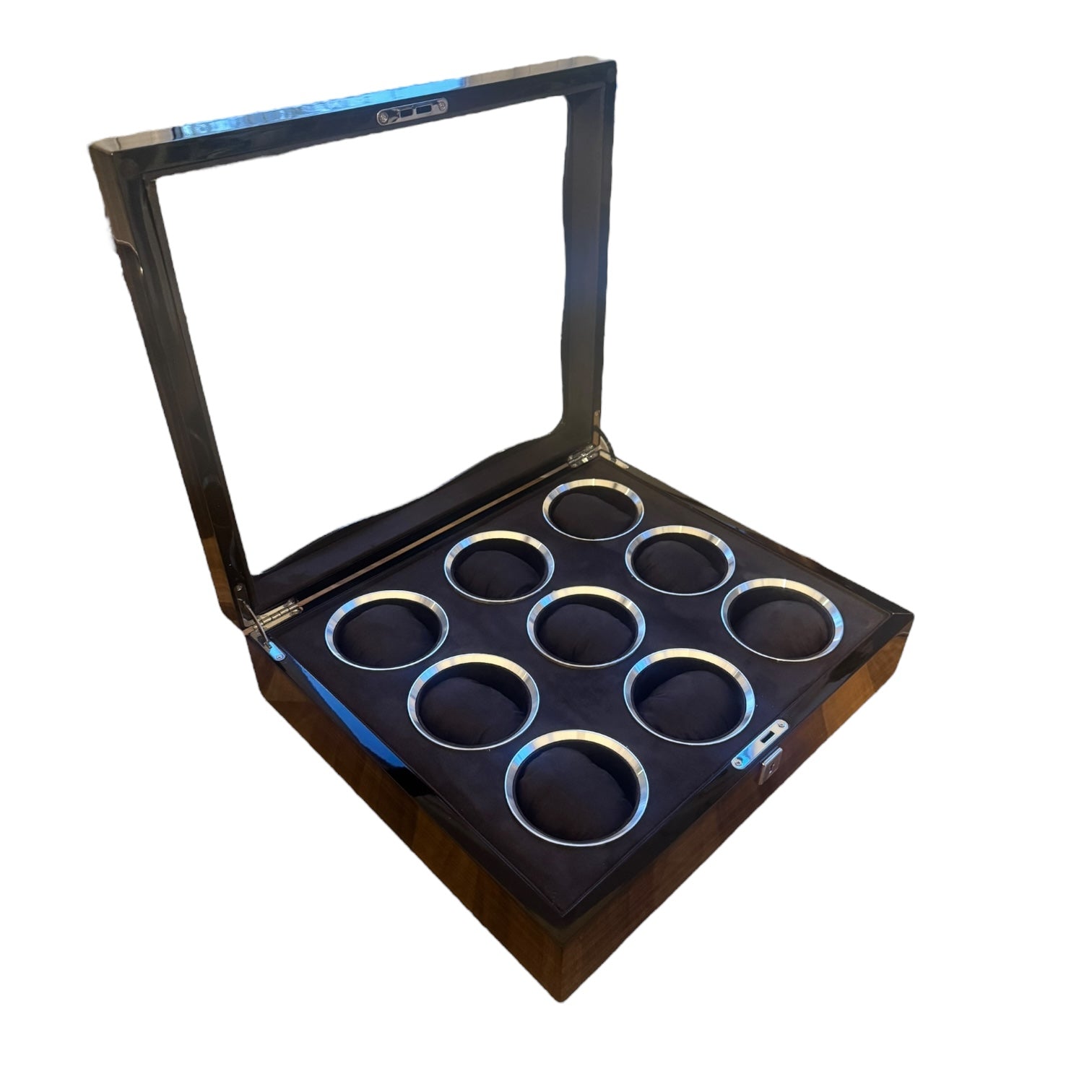 Vanguard Chrome 9 Watch - Walnut Laquered Burl