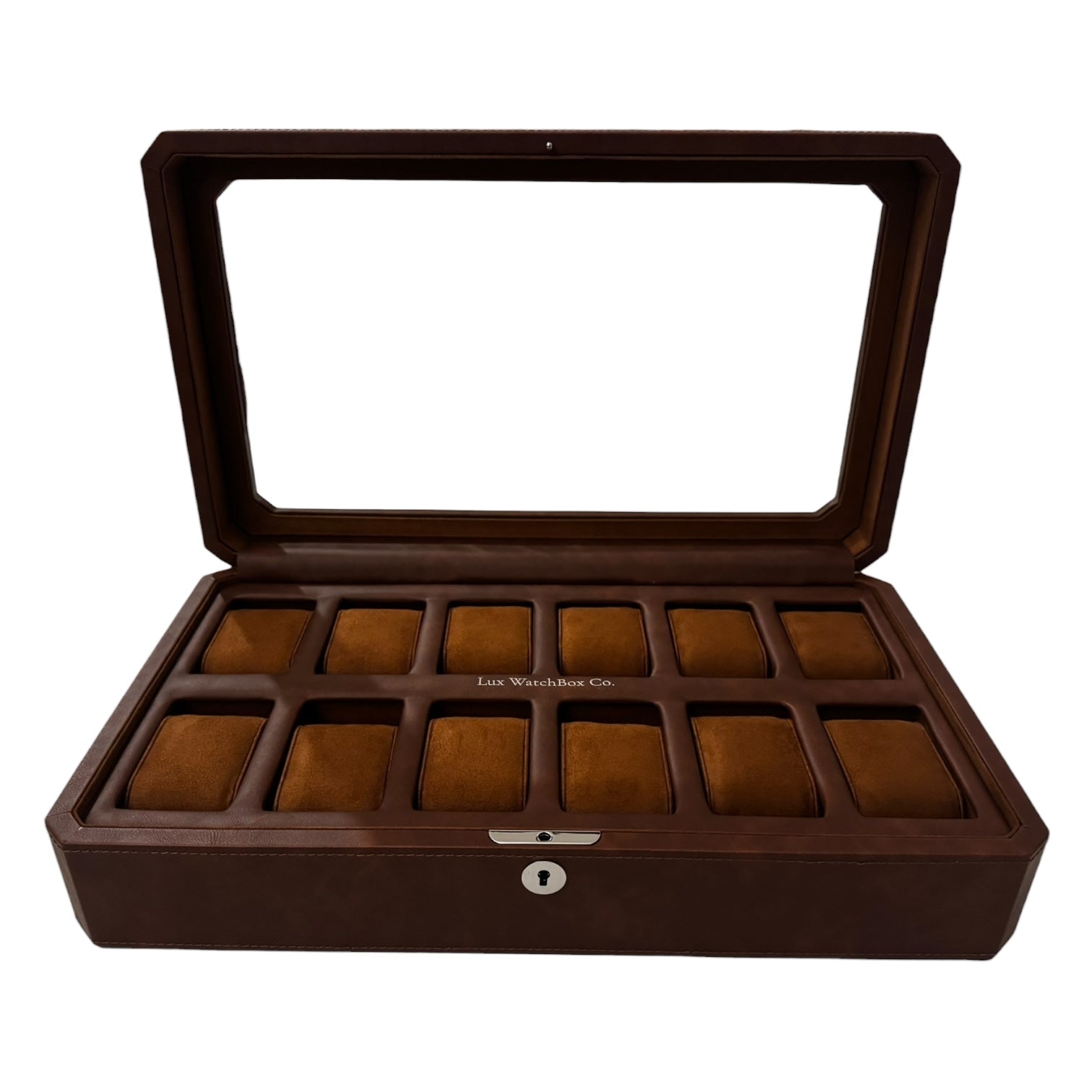Mayfair 12 Watch Box - Saddle Brown