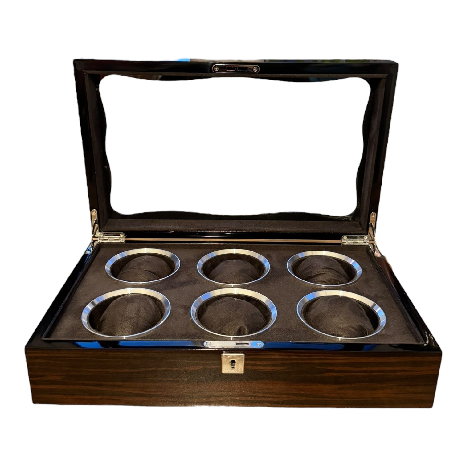 Vanguard Chrome 6 Watch - Walnut Laquered Burl