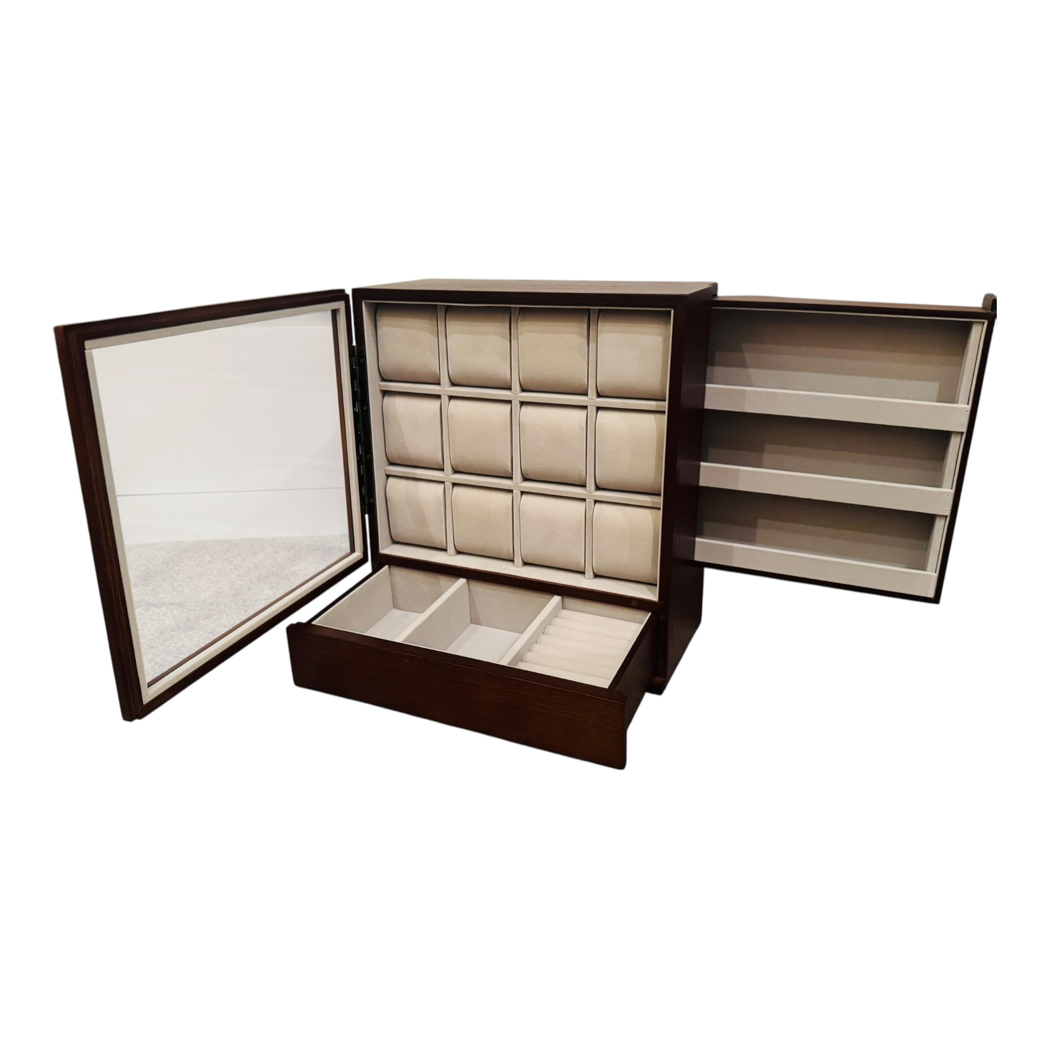 Heritage Cabinet 12 Watch - Walnut Brown