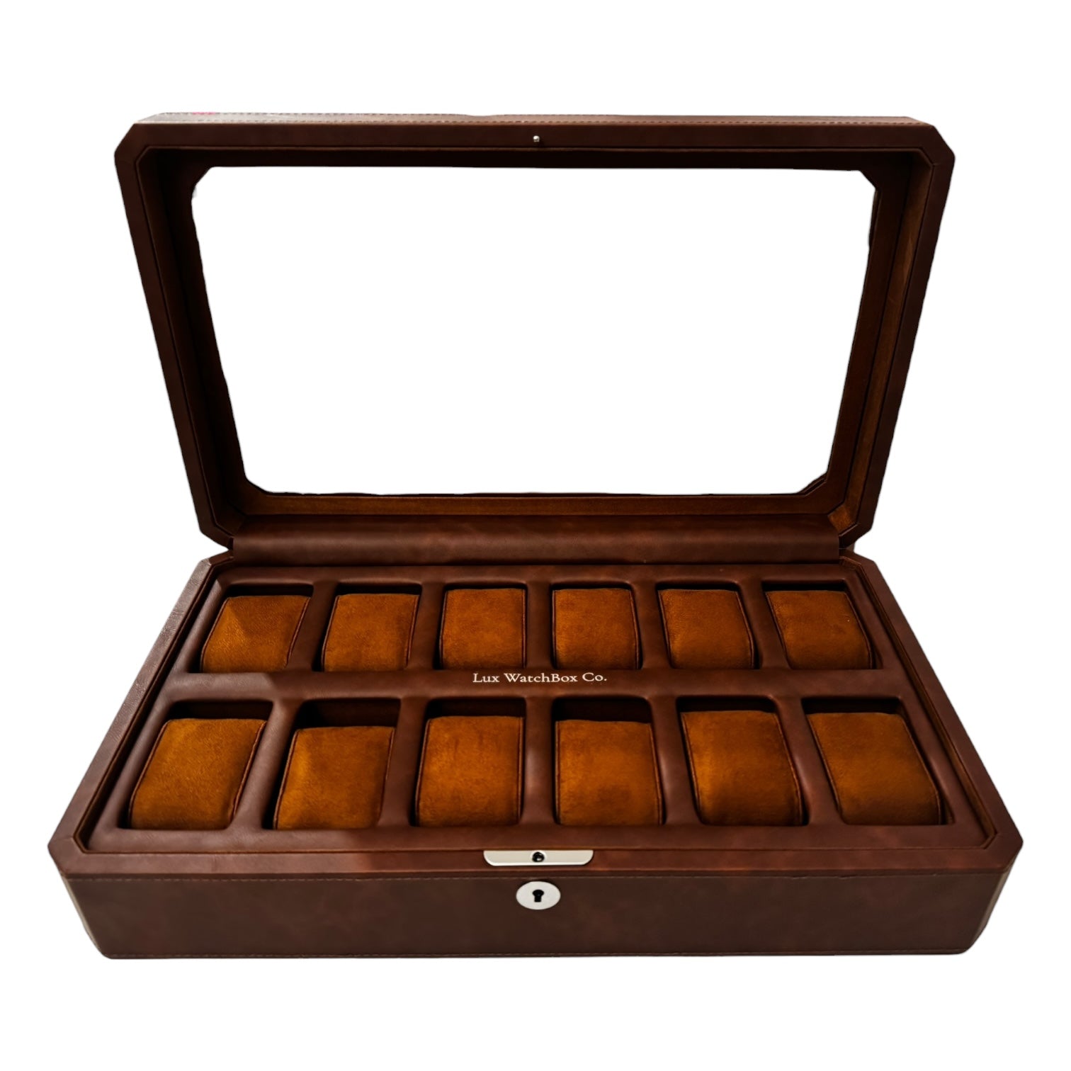 Mayfair 12 Watch Box - Saddle Brown