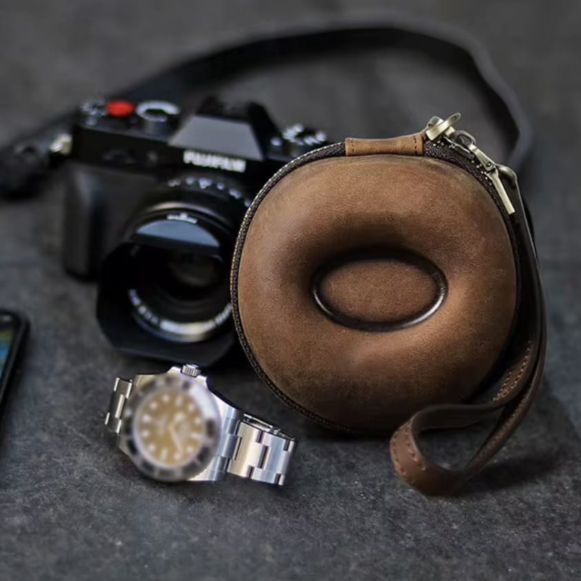 Lux Watch Box Co Watch Accessory Circlet Leather Watch Halo - Hampton Brown