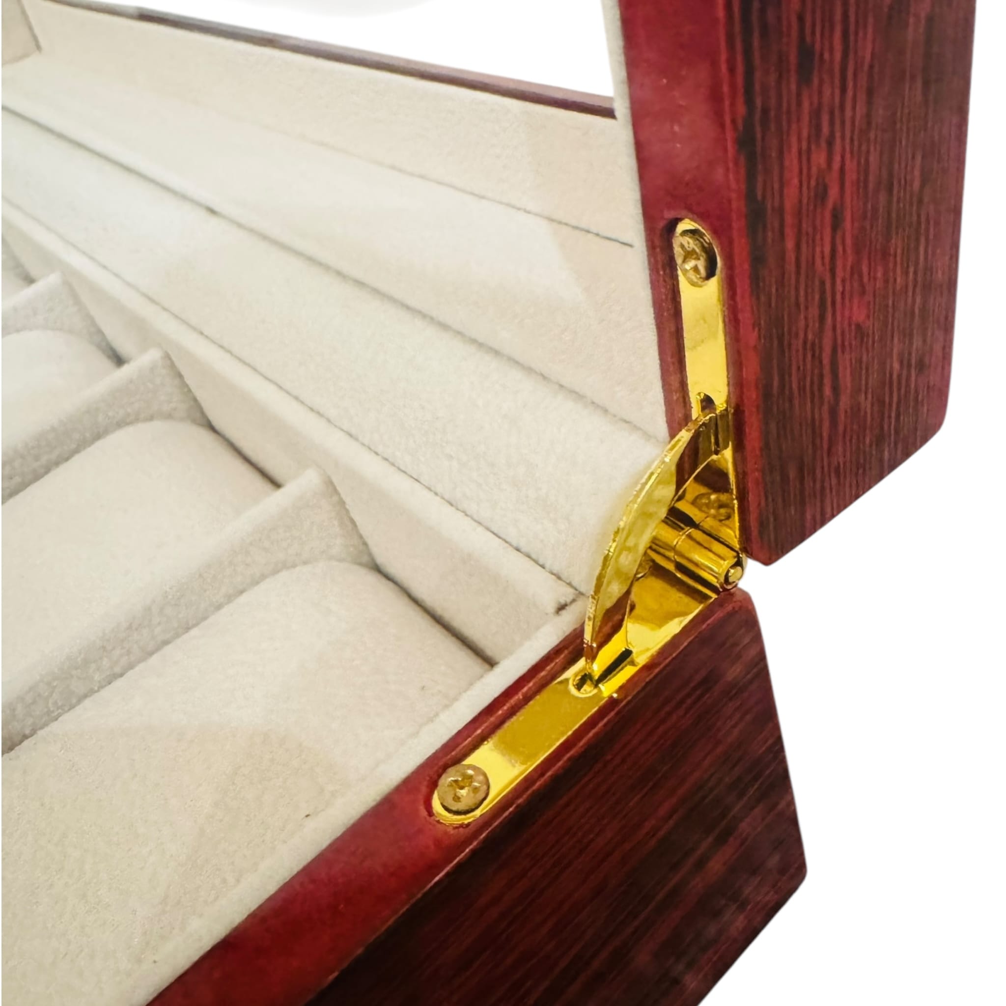 Lux Watch Box Co Watch Box 10 Foundry 10 Watch Box - Cherry Redwood