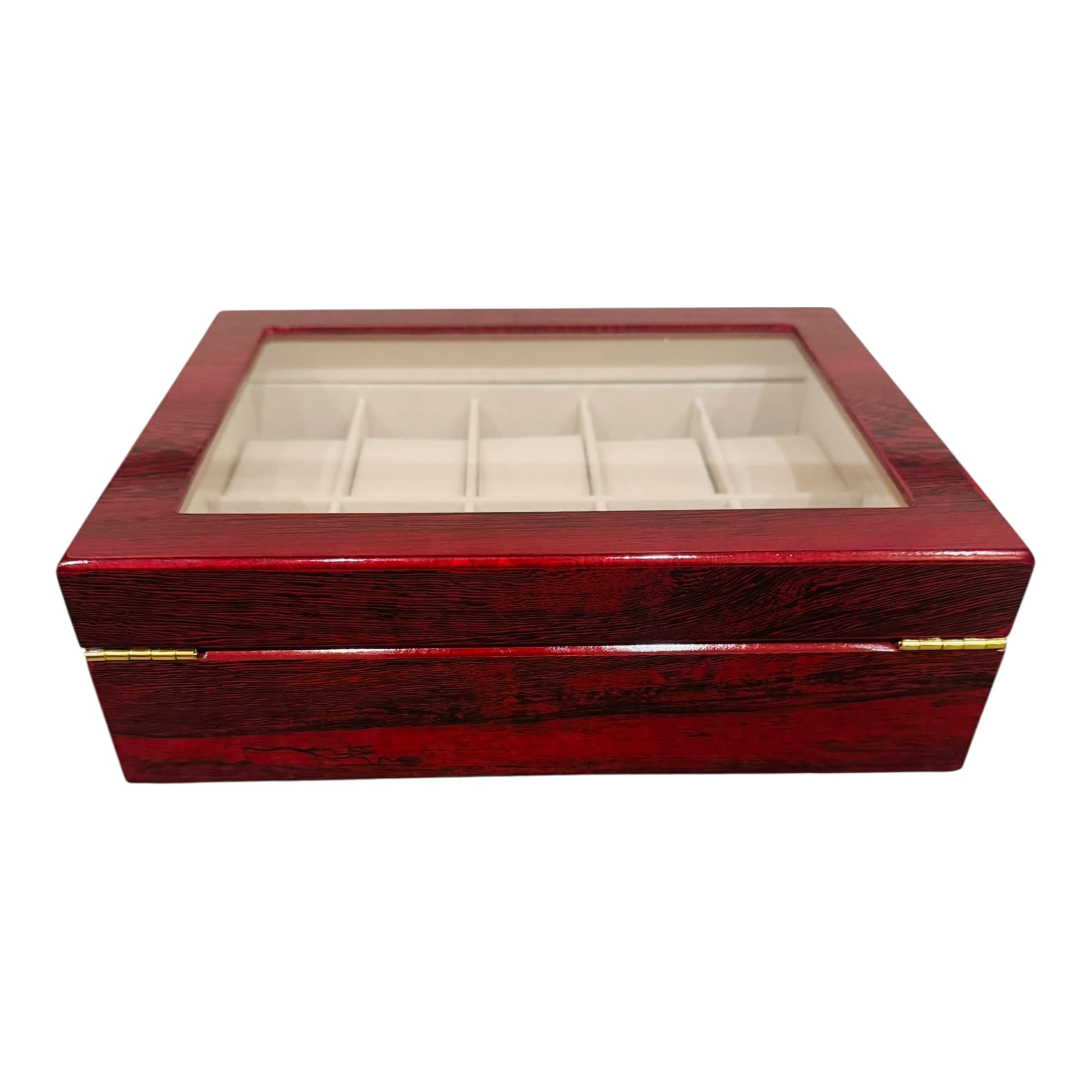 Lux Watch Box Co Watch Box 10 Foundry 10 Watch Box - Cherry Redwood