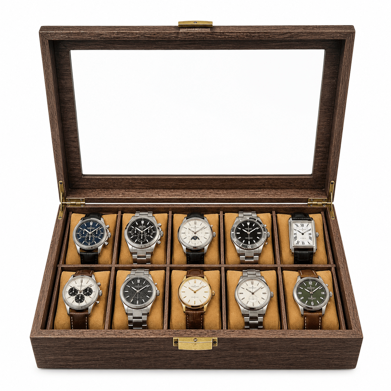 Lux Watch Box Co Watch Box 10 Foundry 10 Watch Box - Hampton Brown