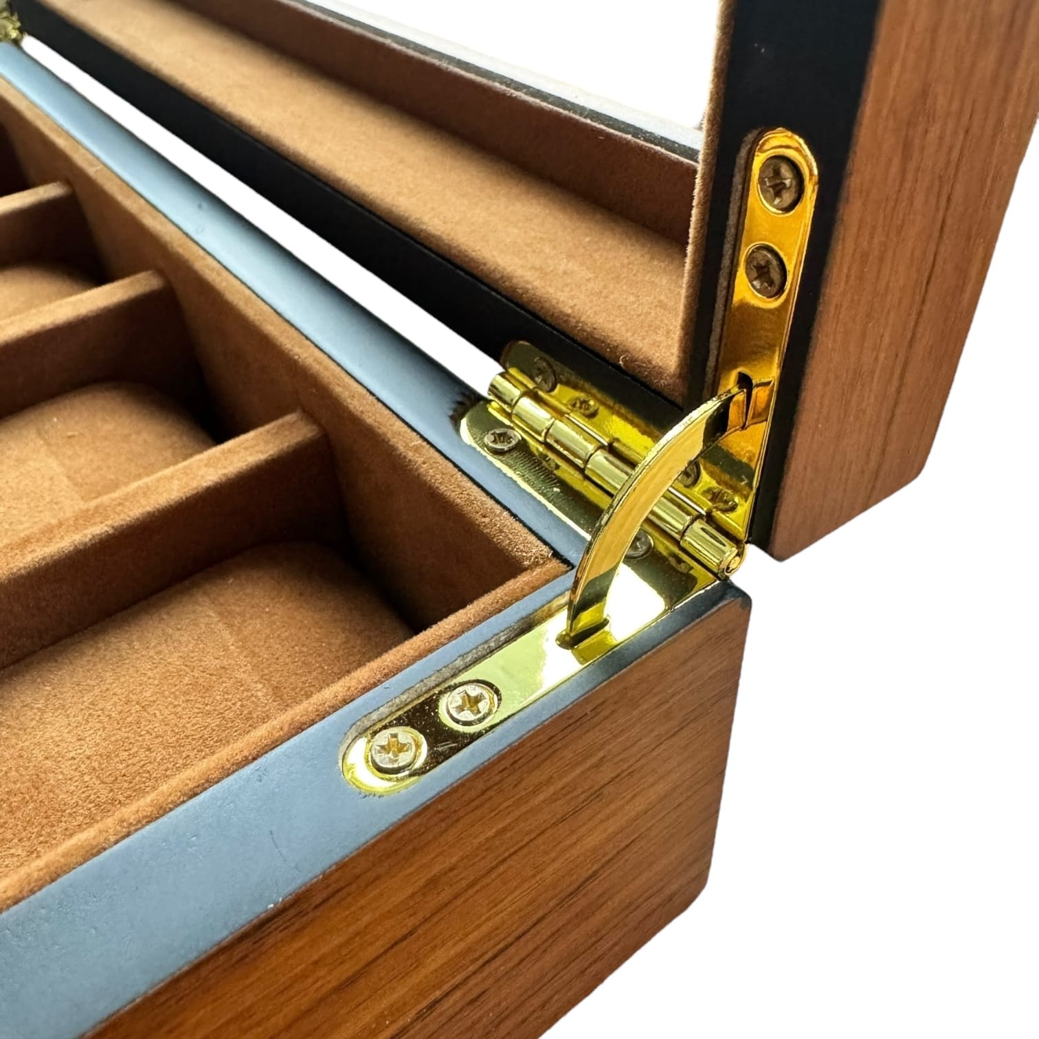 Lux Watch Box Co Watch Box 10 Heritage 10 Watch Box - Amber Chestnut