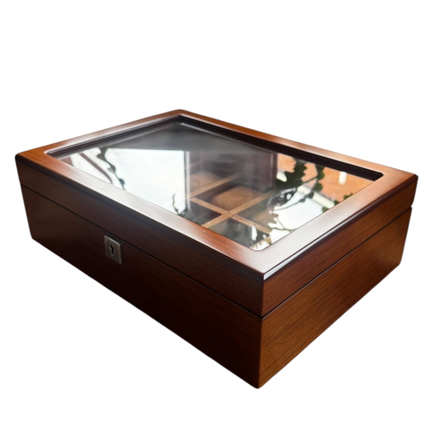 Lux Watch Box Co Watch Box 10 Heritage 10 Watch Box - Chestnut Brown