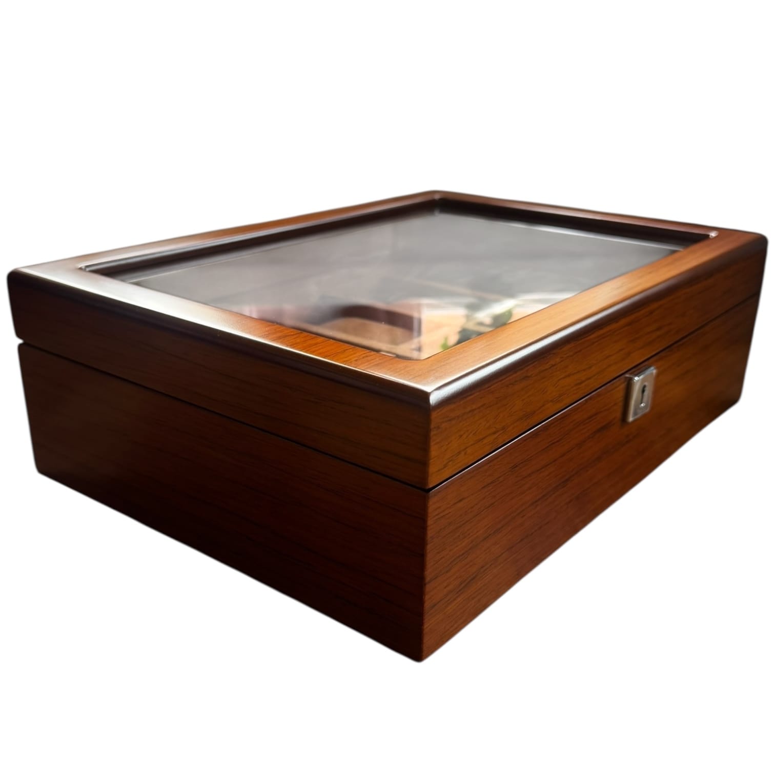 Lux Watch Box Co Watch Box 10 Heritage 10 Watch Box - Chestnut Brown