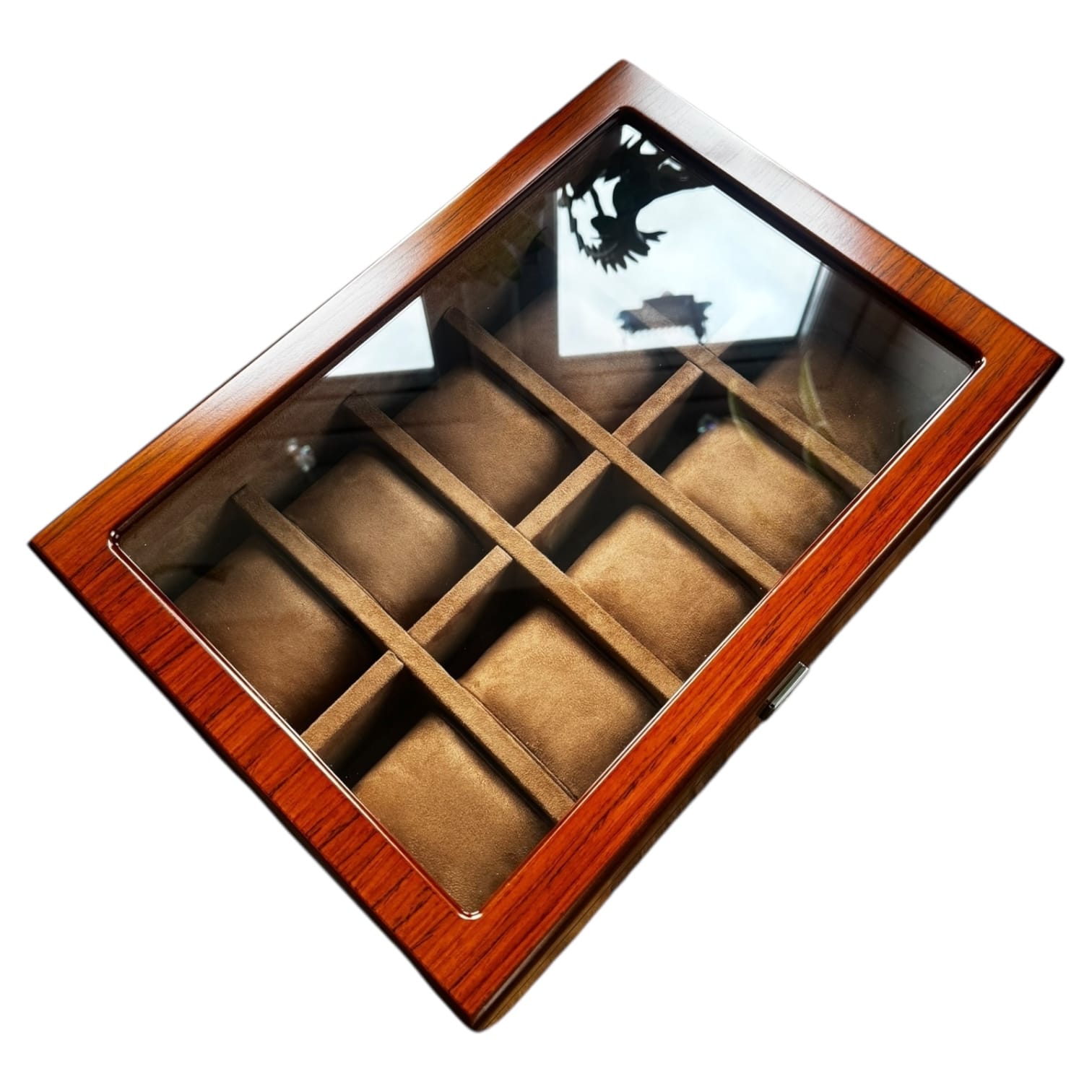 Lux Watch Box Co Watch Box 10 Heritage 10 Watch Box - Chestnut Brown