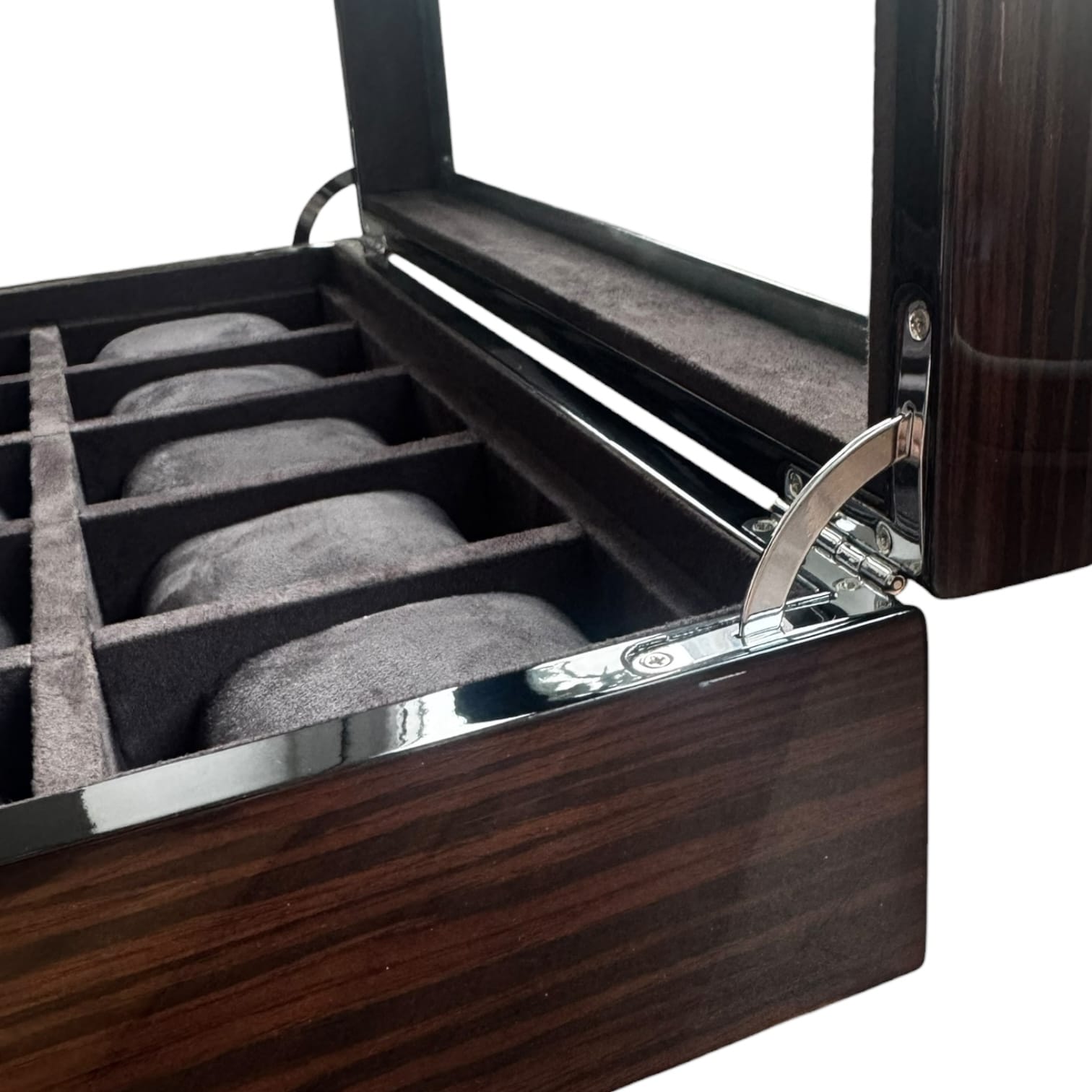 Lux Watch Box Co Watch Box 10 Heritage 10 Watch Box - Espresso Black