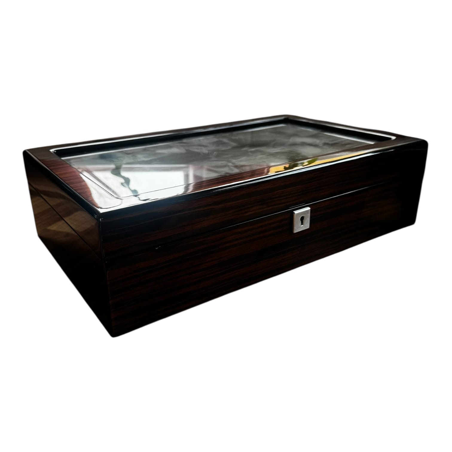 Lux Watch Box Co Watch Box 10 Heritage 10 Watch Box - Espresso Black