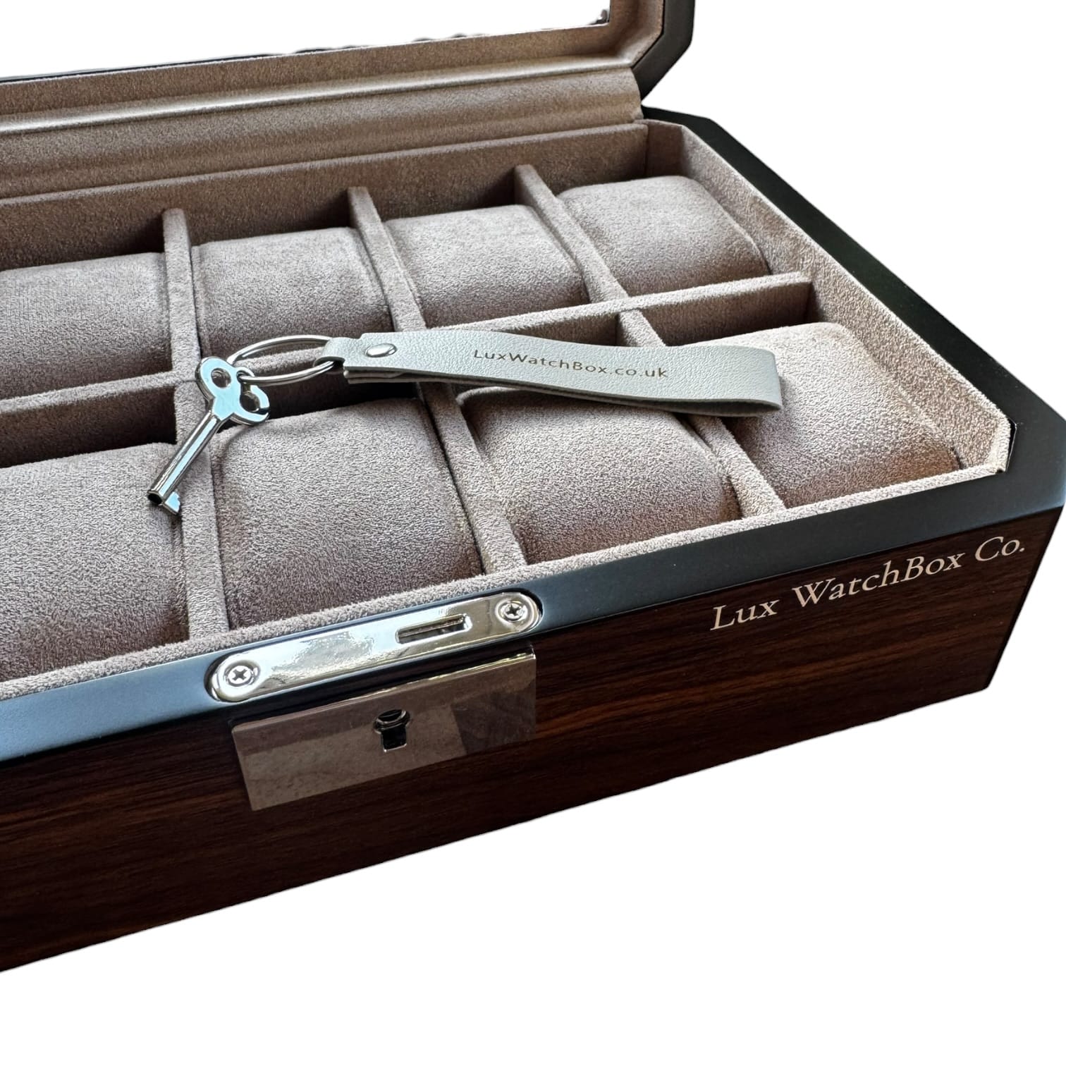 Lux Watch Box Co Watch Box 10 Pavilion 10 Watch Box - Burnished Walnut