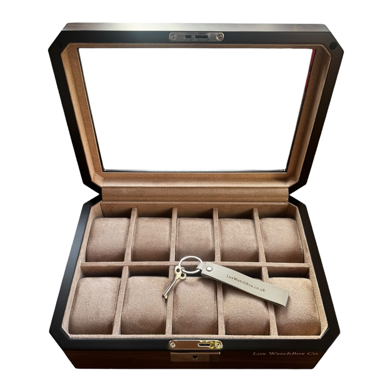 Lux Watch Box Co Watch Box 10 Pavilion 10 Watch Box - Burnished Walnut