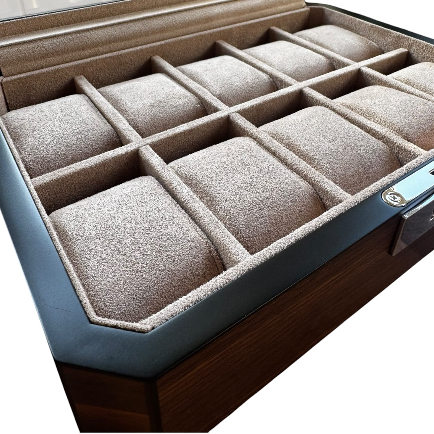 Lux Watch Box Co Watch Box 10 Pavilion 10 Watch Box - Burnished Walnut