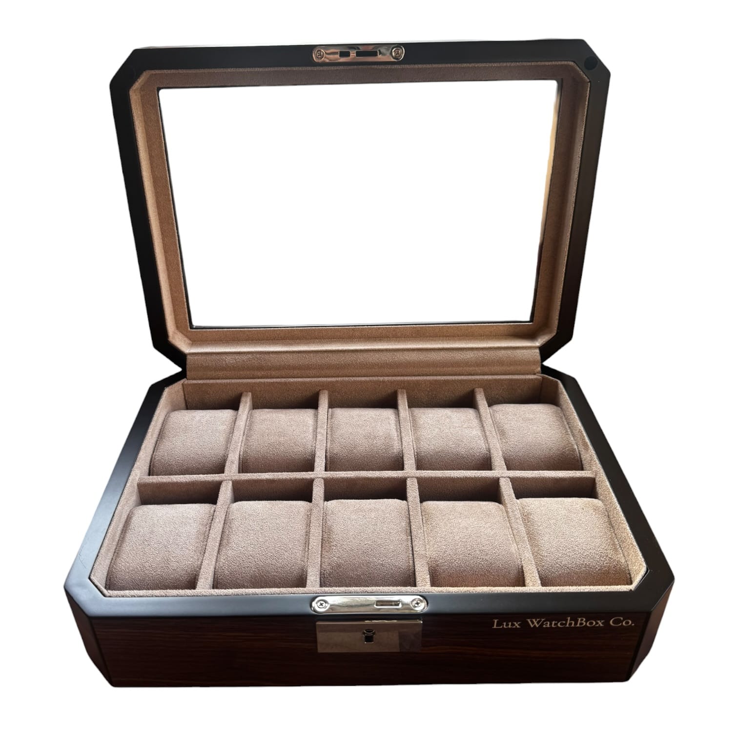 Lux Watch Box Co Watch Box 10 Pavilion 10 Watch Box - Burnished Walnut
