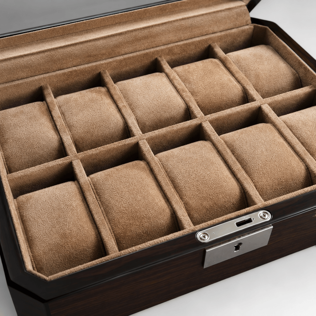 Lux Watch Box Co Watch Box 10 Pavilion 10 Watch Box - Burnished Walnut