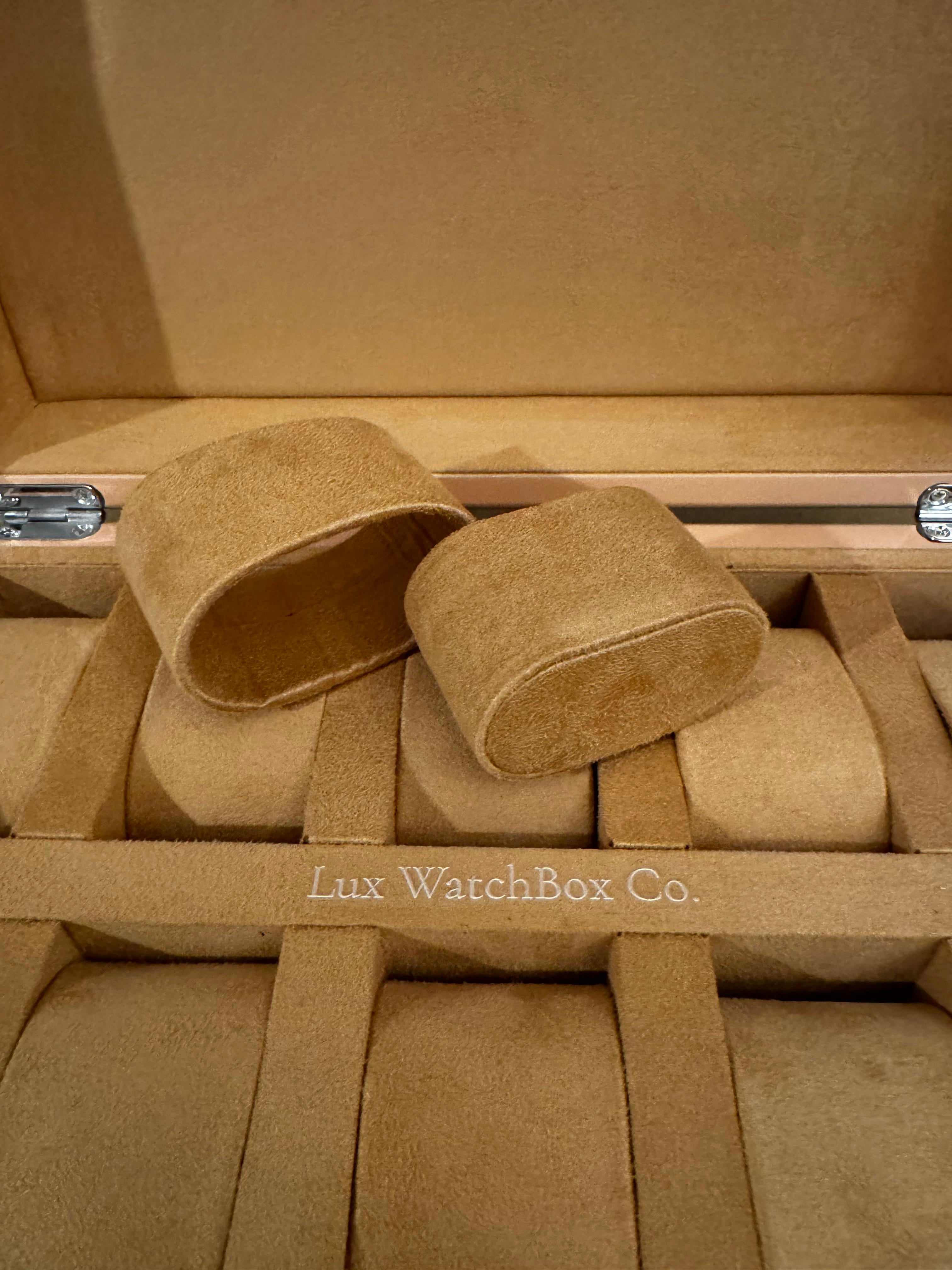 Lux Watch Box Co Watch Box 10 Regency 10 Watch Box - Forest Green