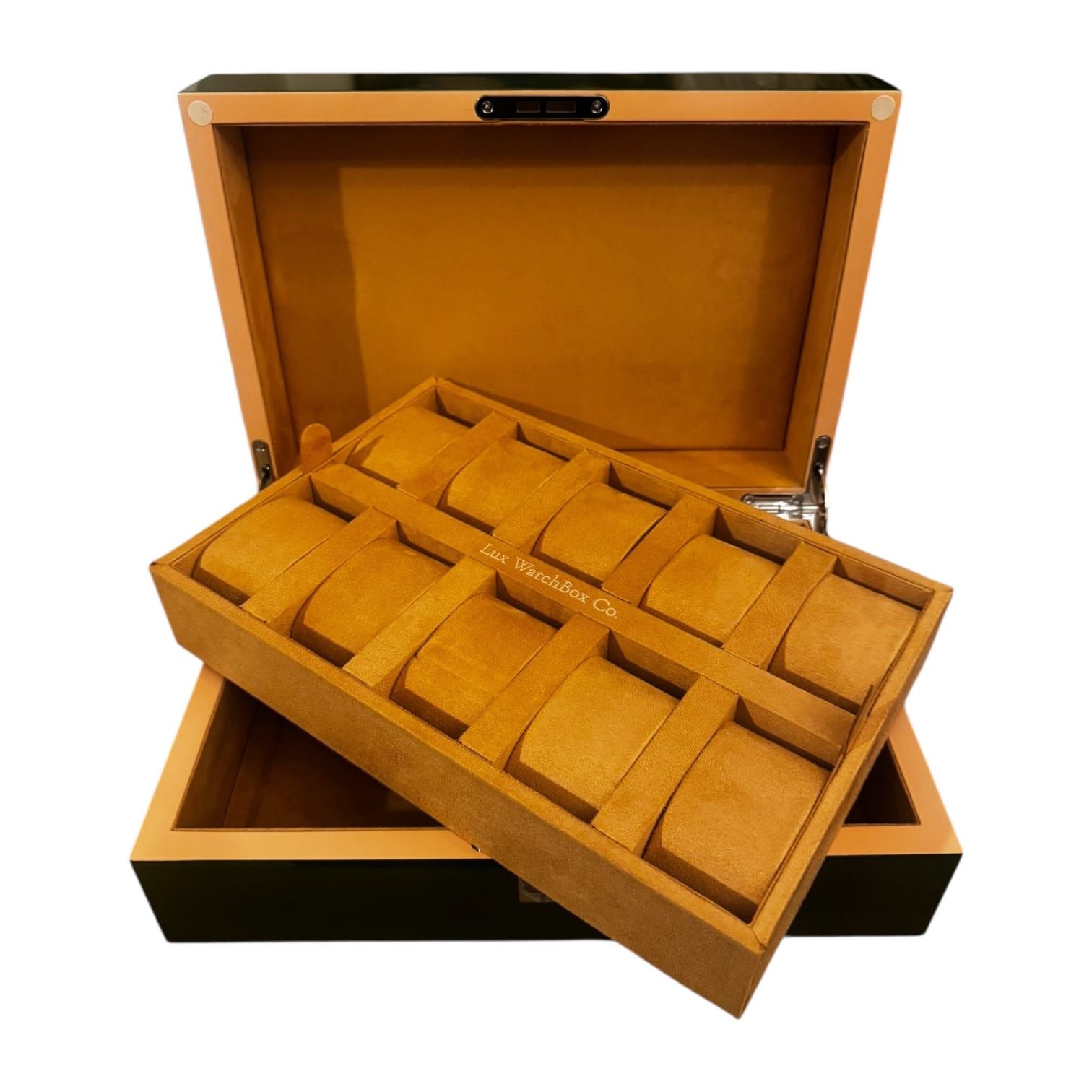 Lux Watch Box Co Watch Box 10 Regency 10 Watch Box - Forest Green