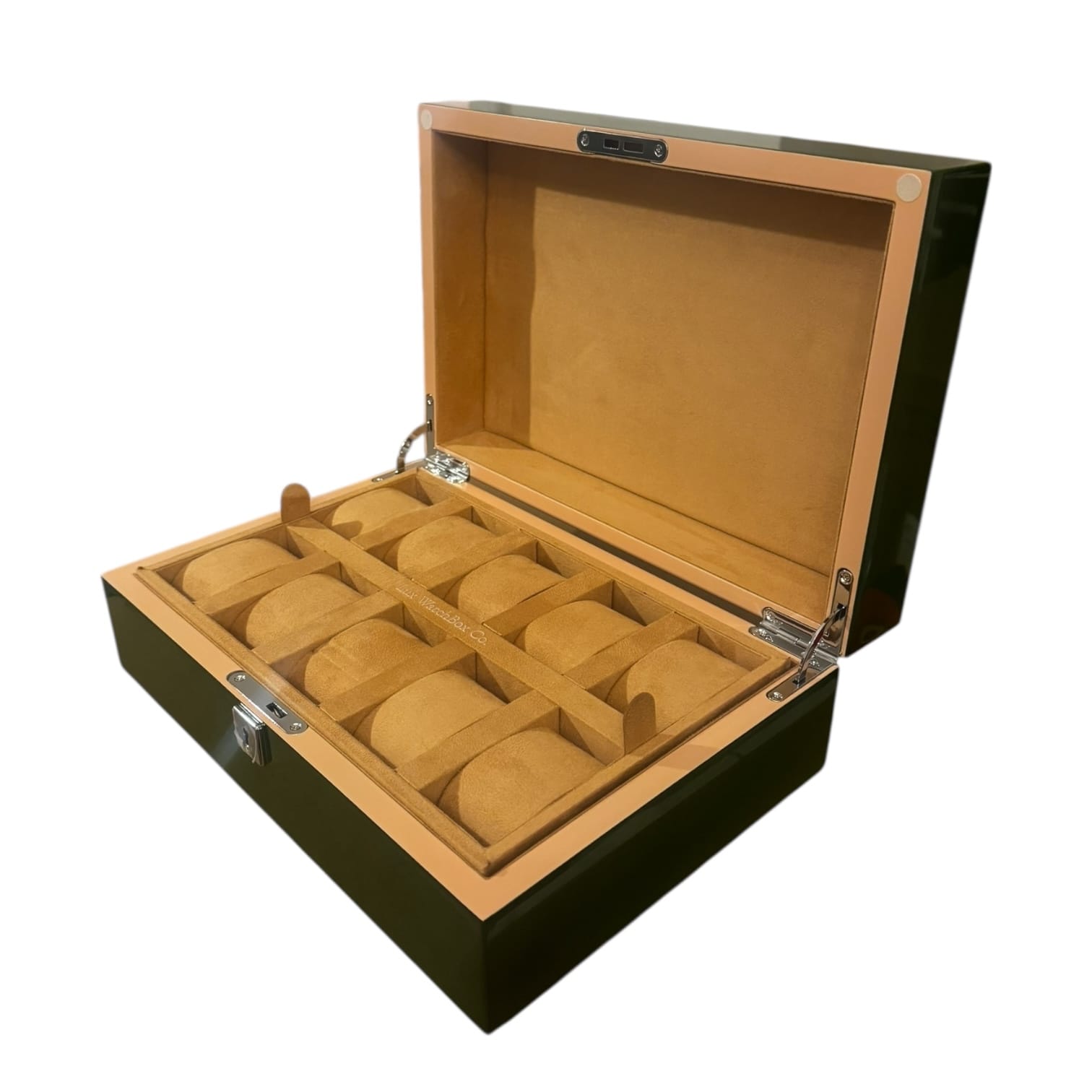 Lux Watch Box Co Watch Box 10 Regency 10 Watch Box - Forest Green