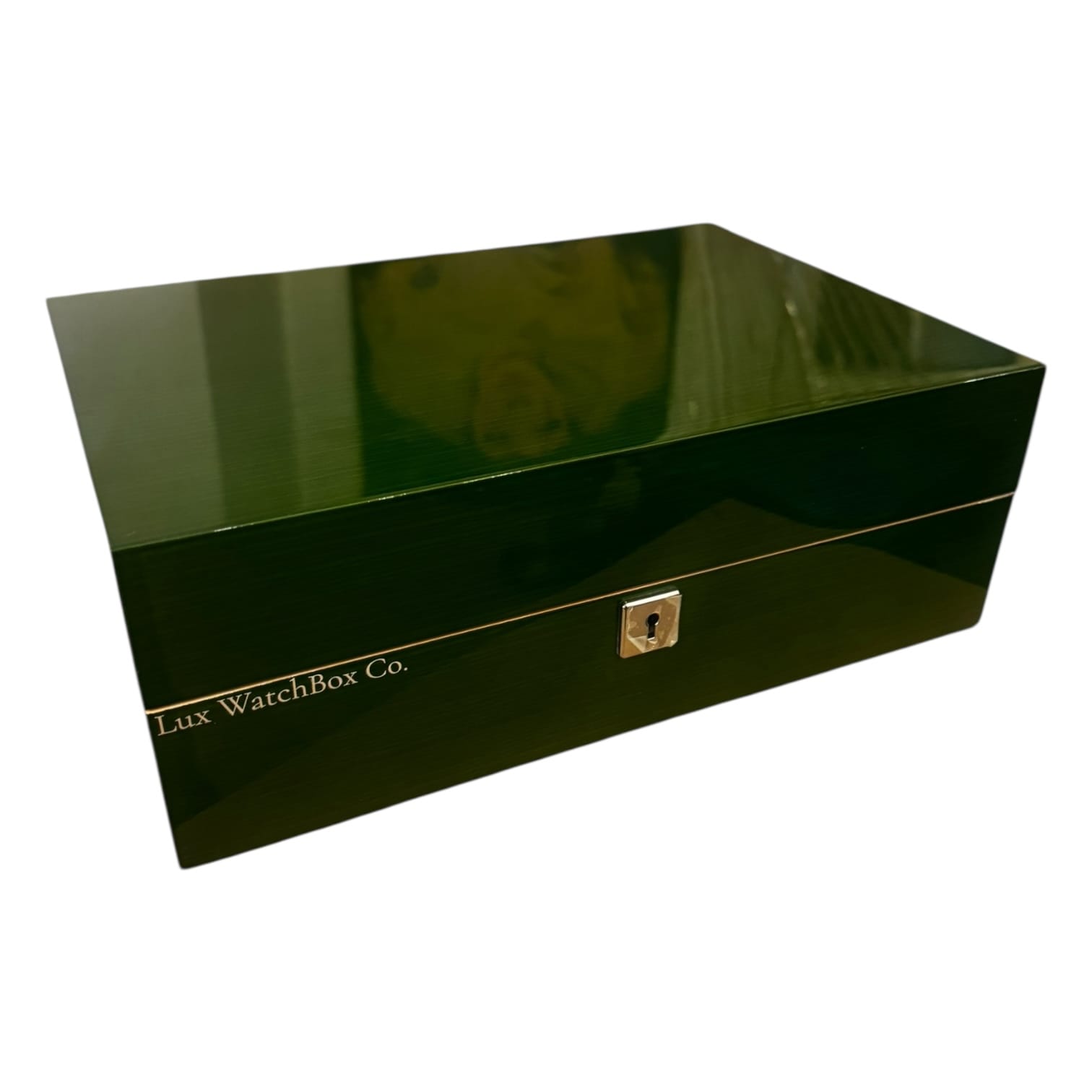 Lux Watch Box Co Watch Box 10 Regency 10 Watch Box - Forest Green