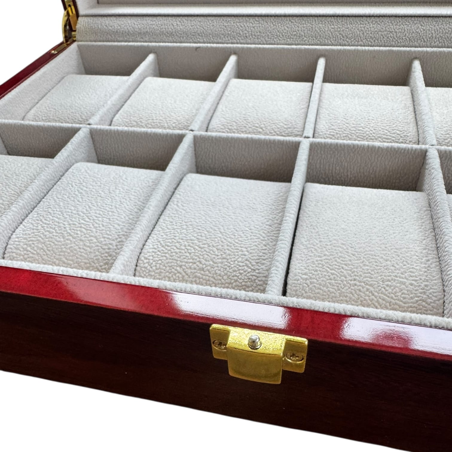 Lux Watch Box Co Watch Box 12 Foundry 12 Watch Box - Cherry Redwood