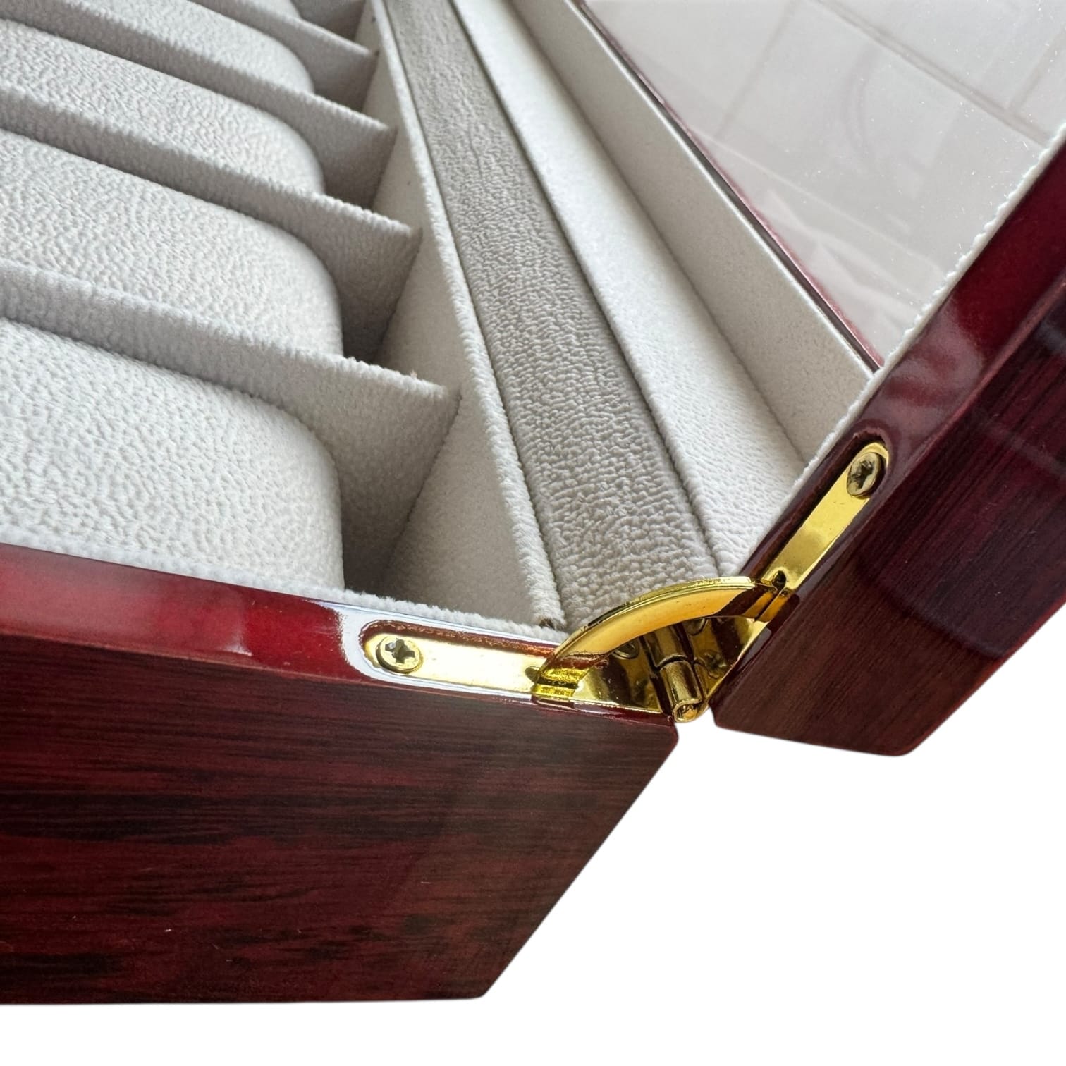 Lux Watch Box Co Watch Box 12 Foundry 12 Watch Box - Cherry Redwood