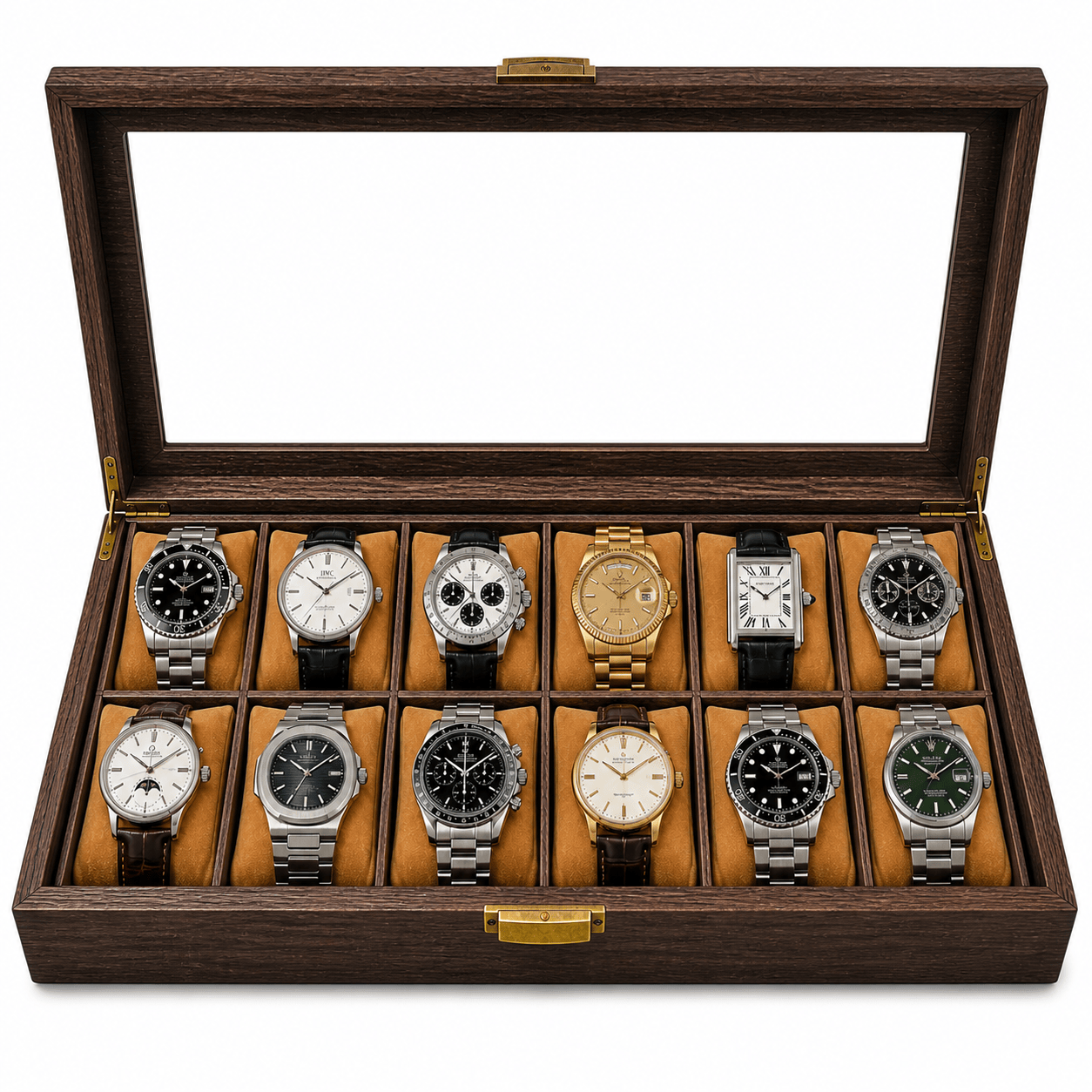 Lux Watch Box Co Watch Box 12 Foundry 12 Watch Box - Hampton Brown