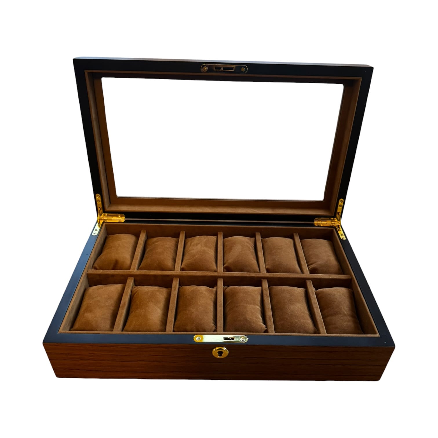 Lux Watch Box Co Watch Box 12 Heritage 12 Watch Box - Amber Chestnut