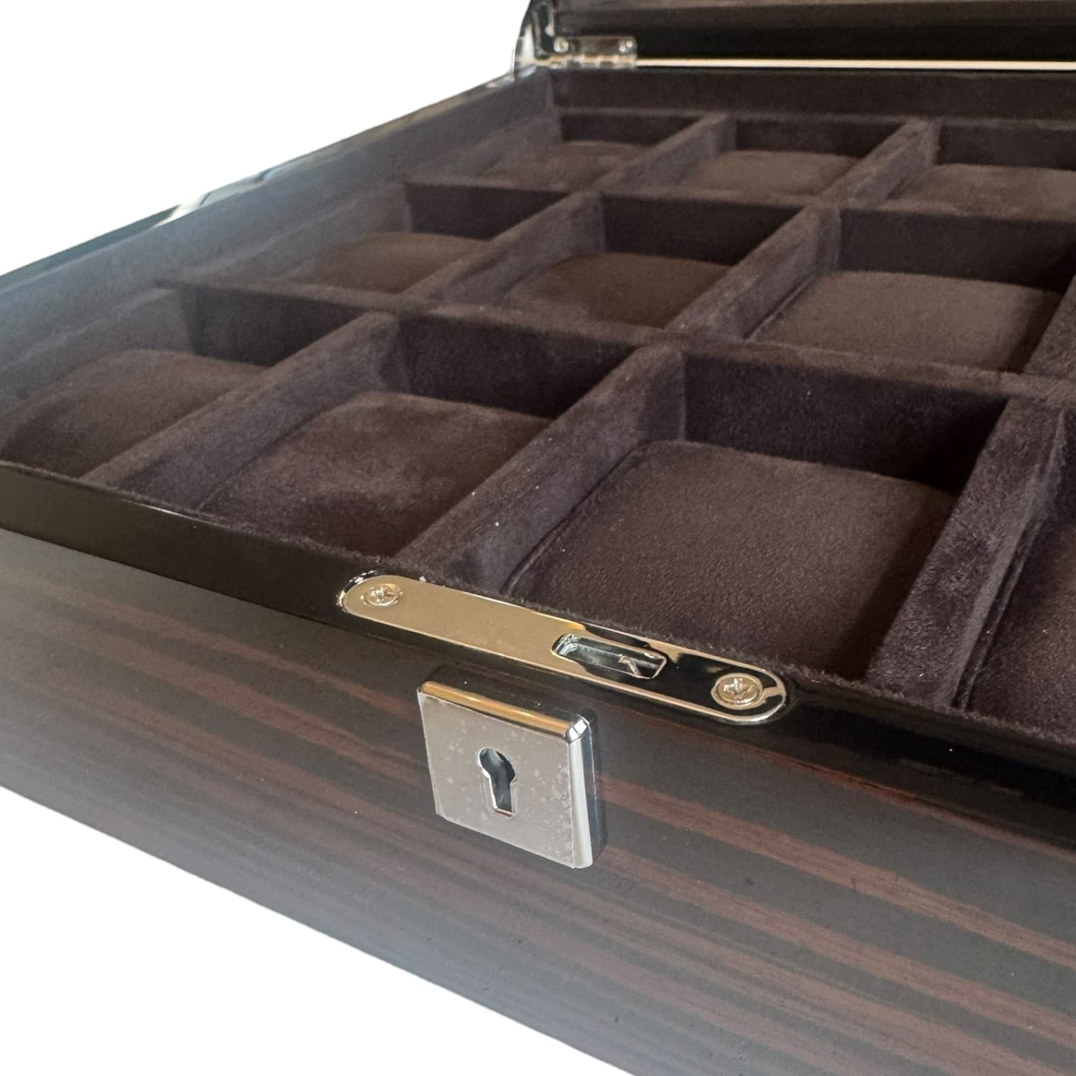 Lux Watch Box Co Watch Box 15 Heritage 15 Watch Box - Espresso Black