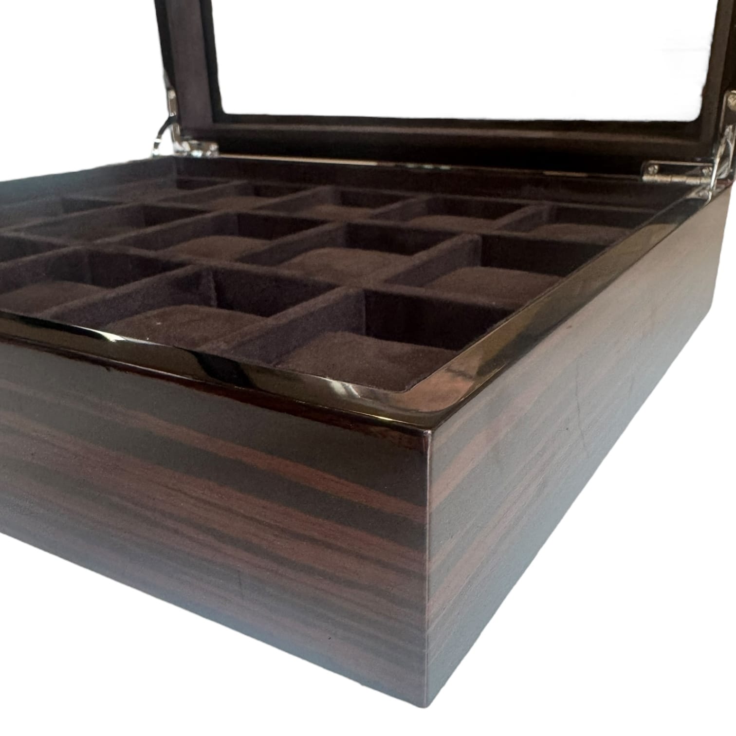 Lux Watch Box Co Watch Box 15 Heritage 15 Watch Box - Espresso Black