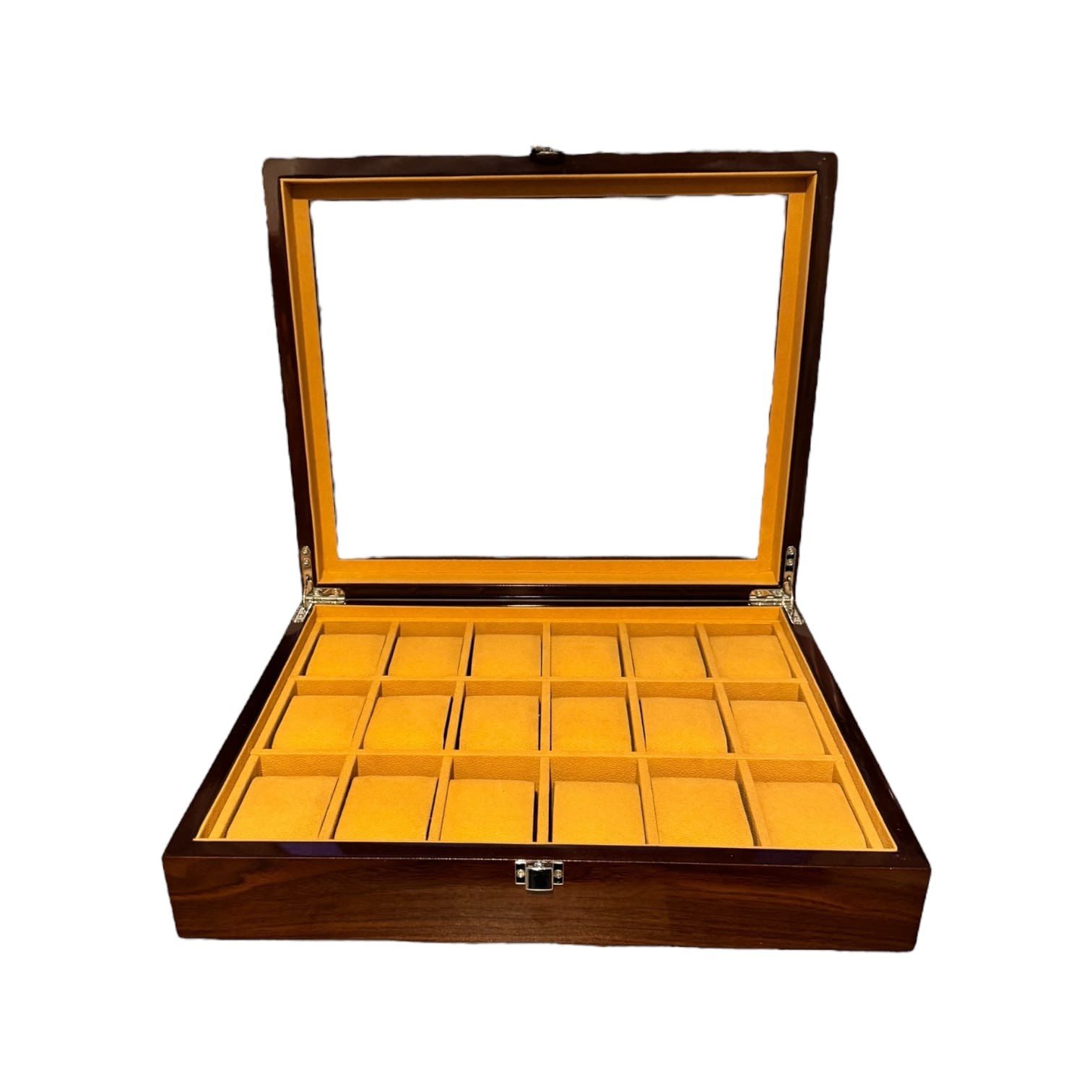 Lux Watch Box Co Watch Box 18 Heritage 18 Watch Box - Walnut Lacquer