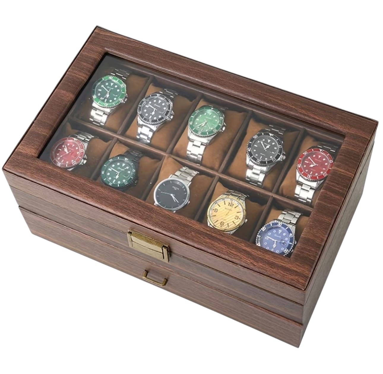 Lux Watch Box Co Watch Box 20 Foundry 20 Watch Box - Hampton Brown