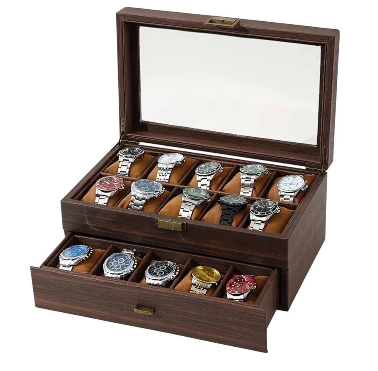 Lux Watch Box Co Watch Box 20 Foundry 20 Watch Box - Hampton Brown