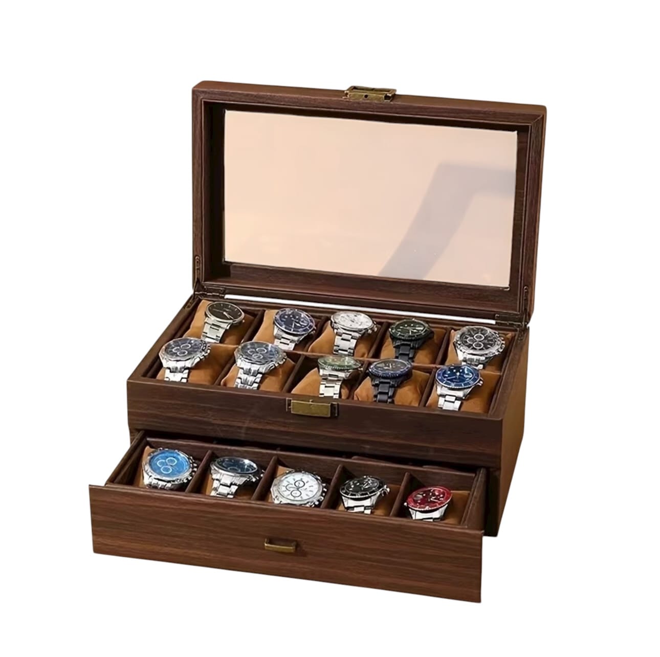 Lux Watch Box Co Watch Box 20 Foundry 20 Watch Box - Hampton Brown