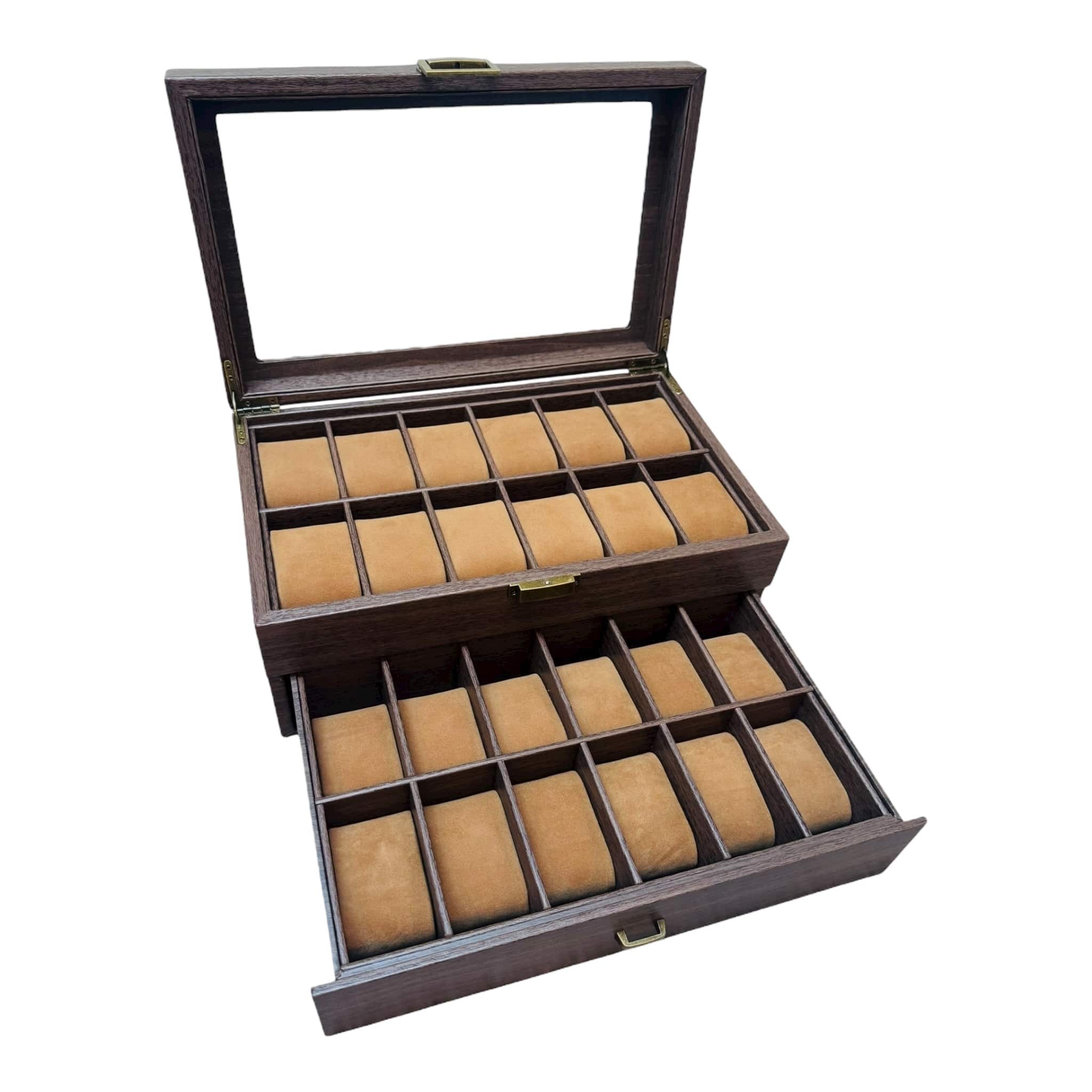 Lux Watch Box Co Watch Box 24 Signature 24 Watch Box - Hampton Brown