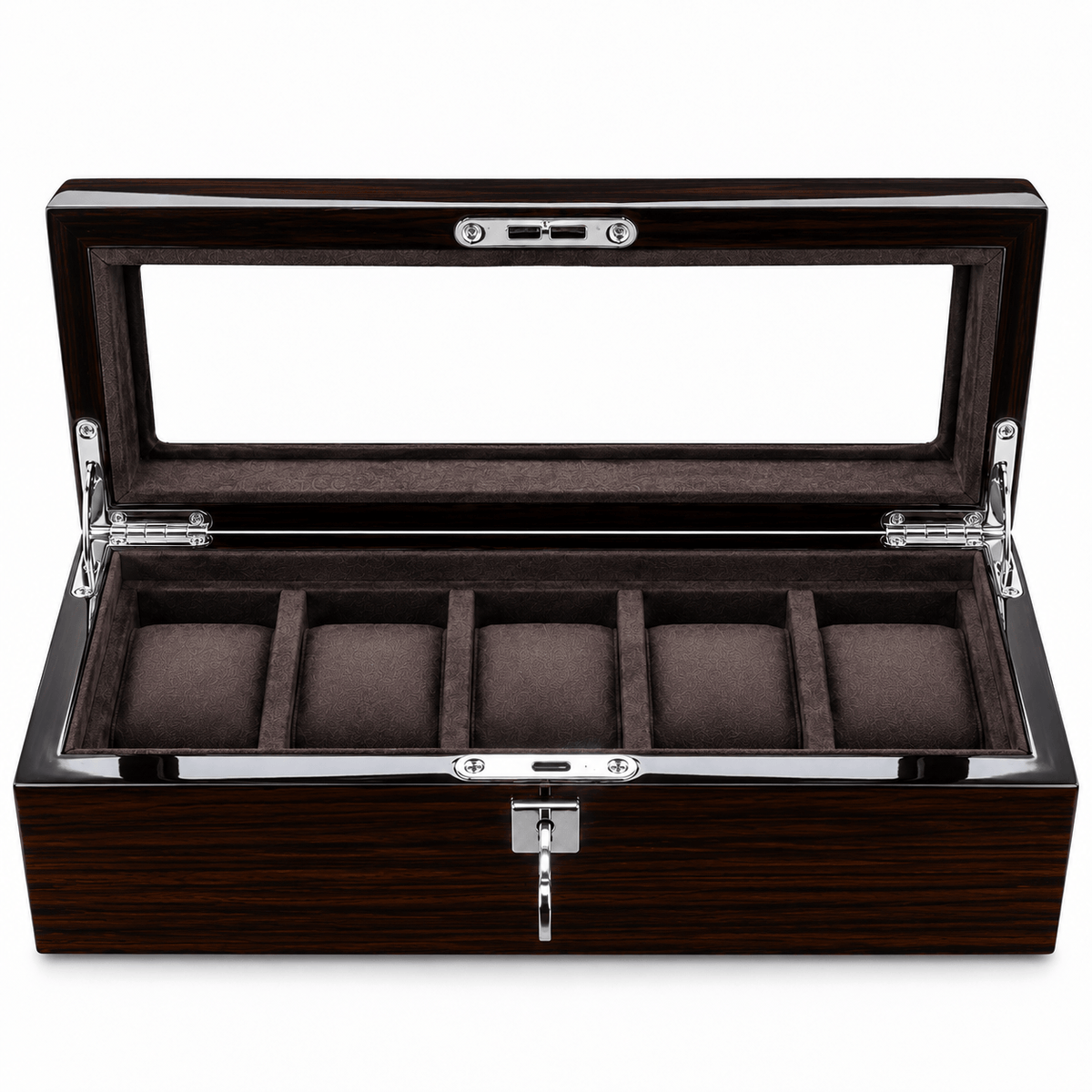 Lux Watch Box Co Watch Box 5 Heritage Watch Box - Espresso Black