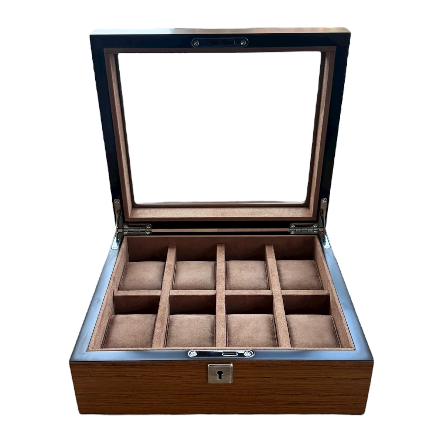 Lux Watch Box Co Watch Box 8 Heritage 8 Watch Box - Chestnut Brown