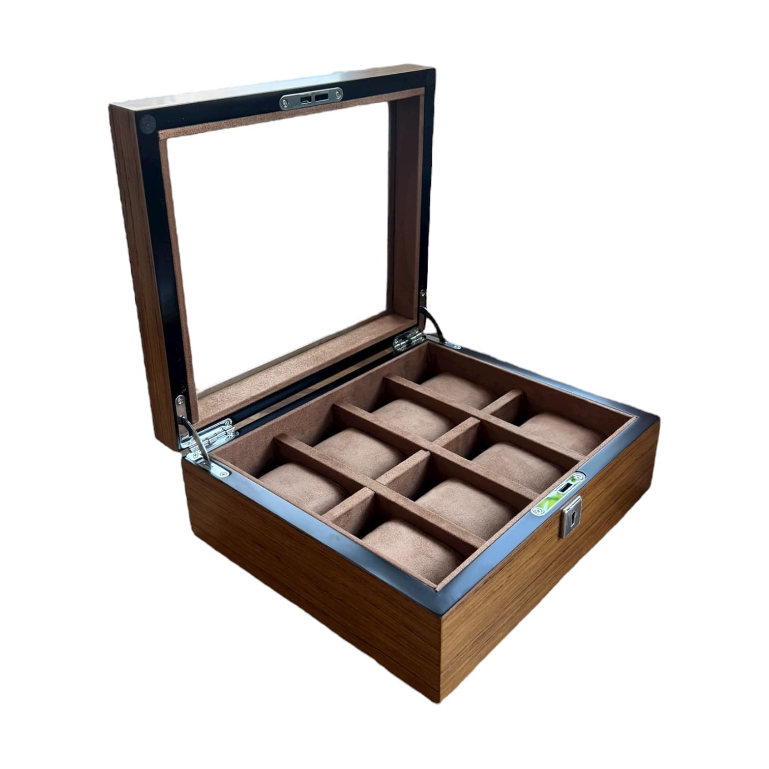 Lux Watch Box Co Watch Box 8 Heritage 8 Watch Box - Chestnut Brown