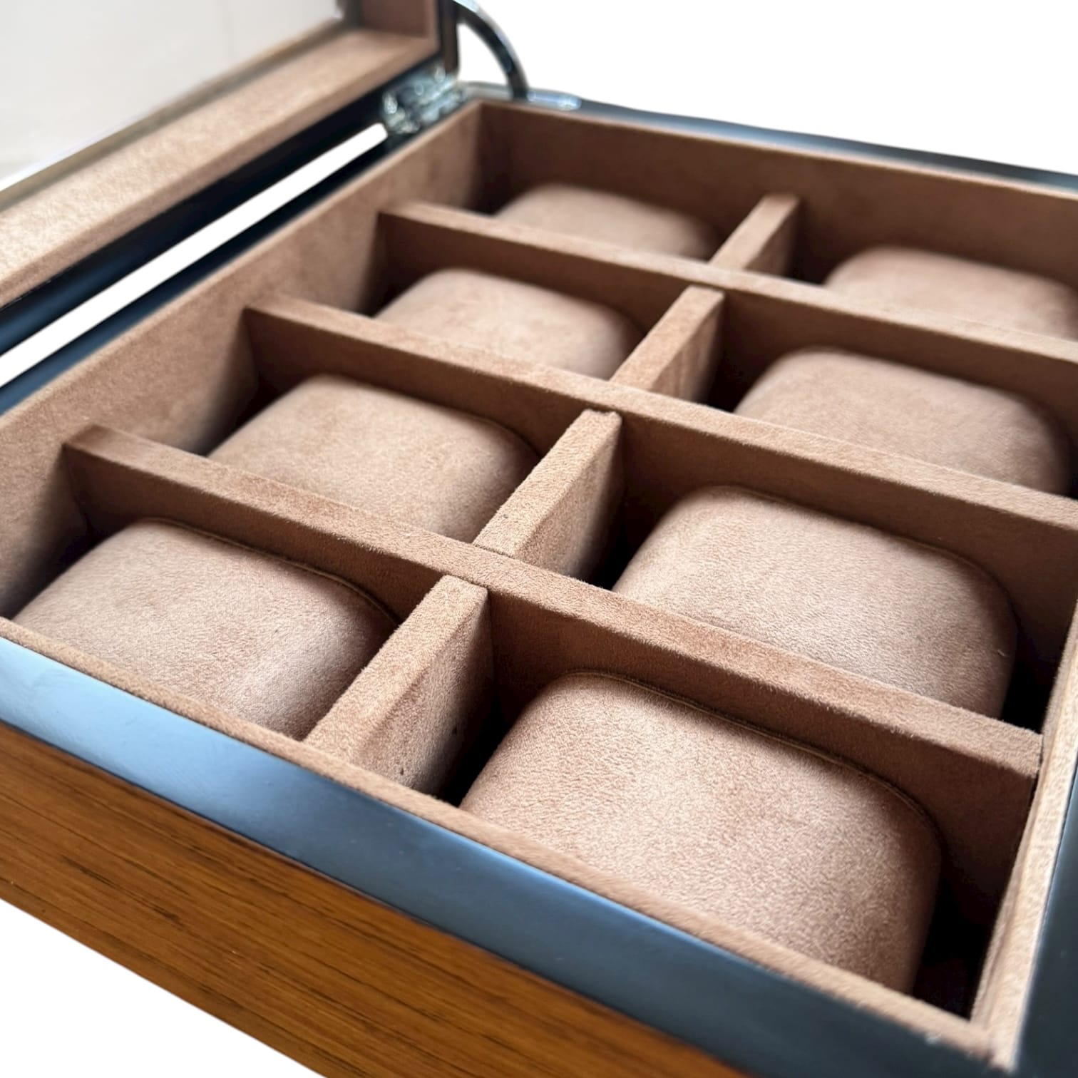 Lux Watch Box Co Watch Box 8 Heritage 8 Watch Box - Chestnut Brown