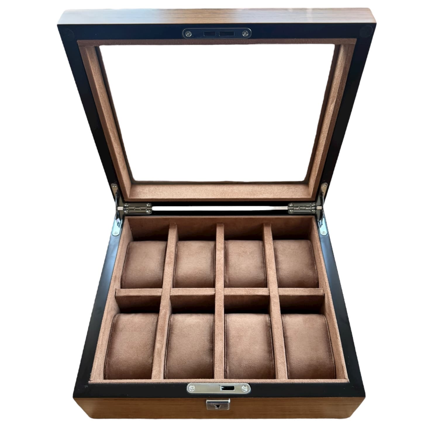Lux Watch Box Co Watch Box 8 Heritage 8 Watch Box - Chestnut Brown