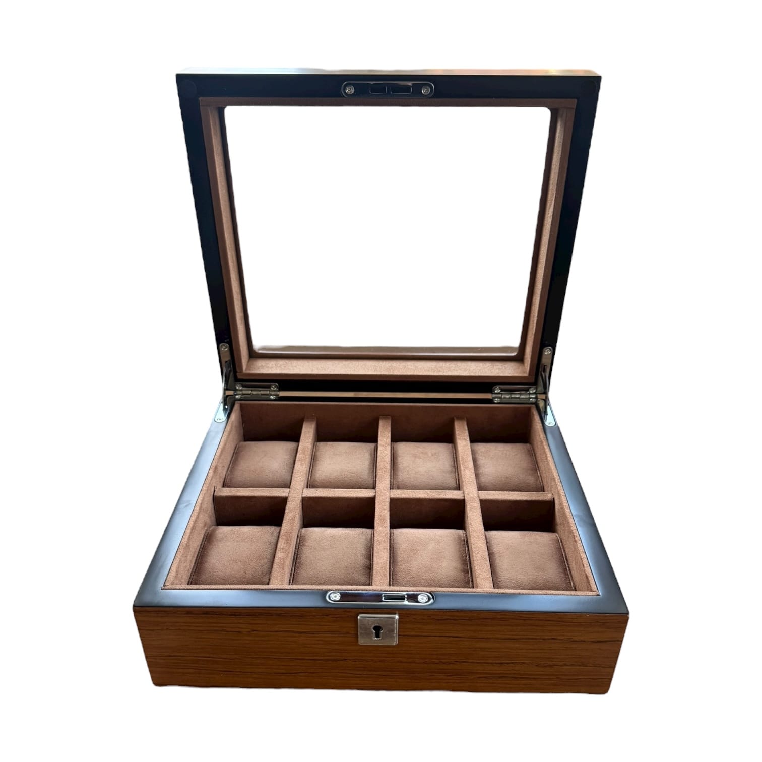 Lux Watch Box Co Watch Box 8 Heritage 8 Watch Box - Chestnut Brown