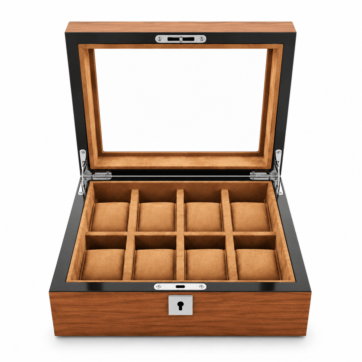 Lux Watch Box Co Watch Box 8 Heritage Watch Box - Chestnut Brown