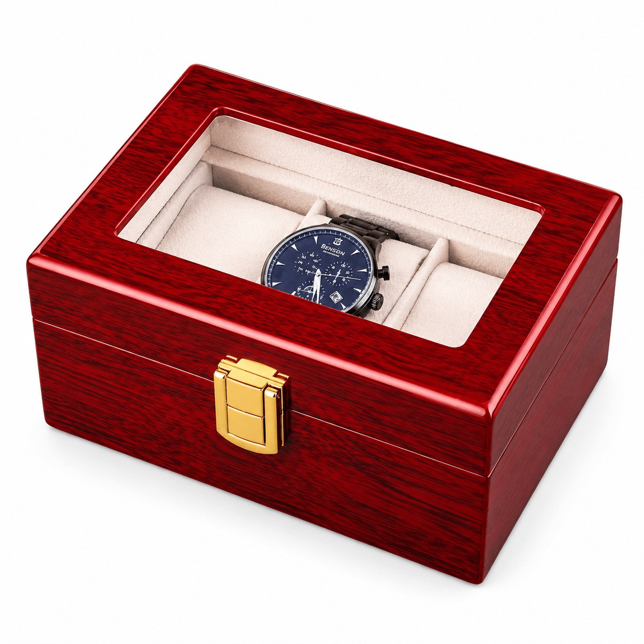 Lux Watch Box Co Watch Box Foundry Watch Box - Cherry Redwood