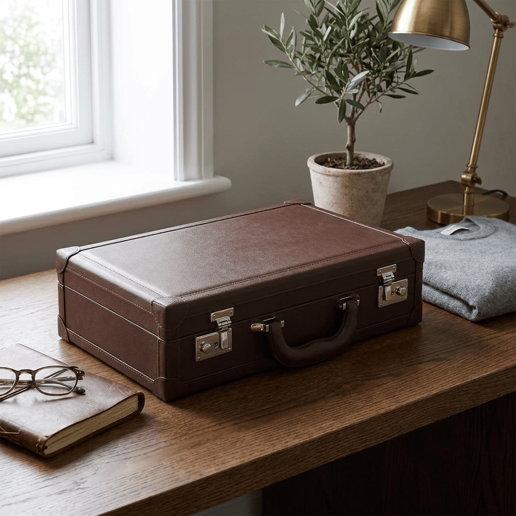 Lux Watch Box Co Watch Box Mayfair Attaché 12 Watch Case