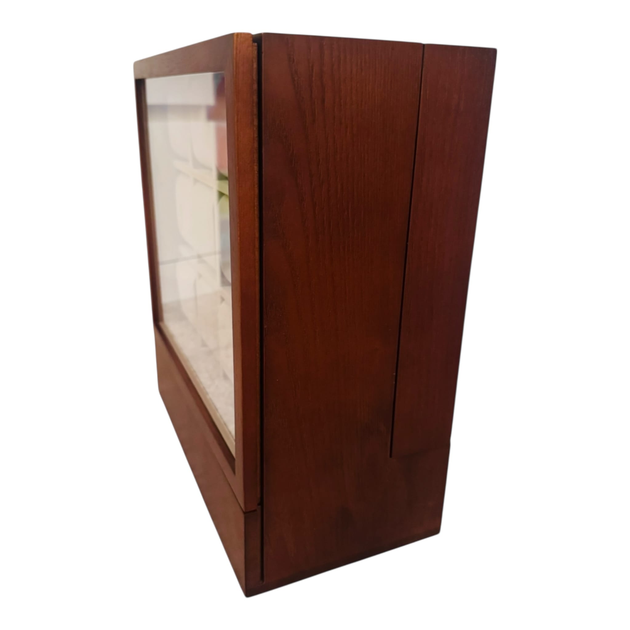 Lux Watch Box Co Watch Cabinet 12 Heritage 12 Watch Cabinet - Walnut Brown