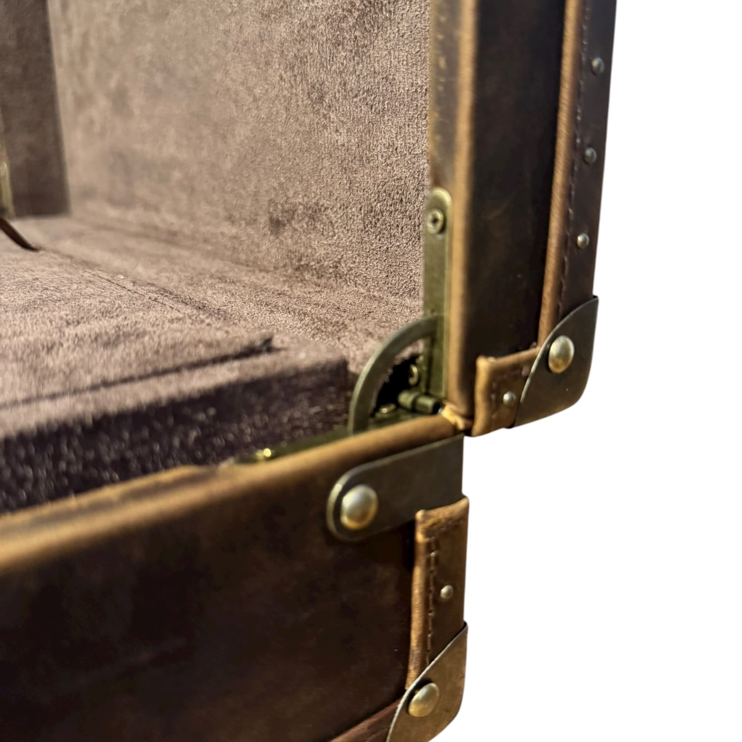 Lux Watch Box Co Watch Chest 10 Burlington 10 Watch Chest - Bourbon Leather