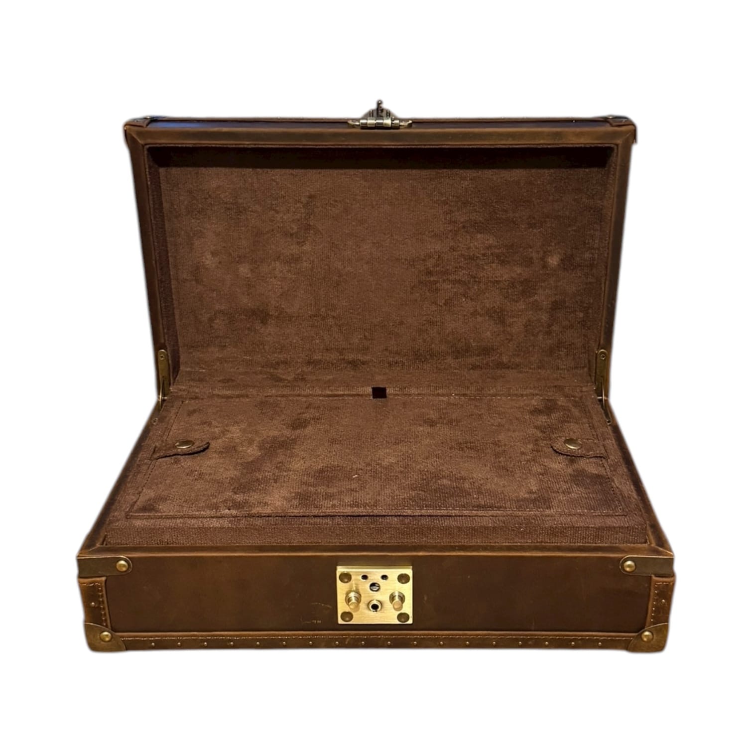 Lux Watch Box Co Watch Chest 10 Burlington 10 Watch Chest - Bourbon Leather