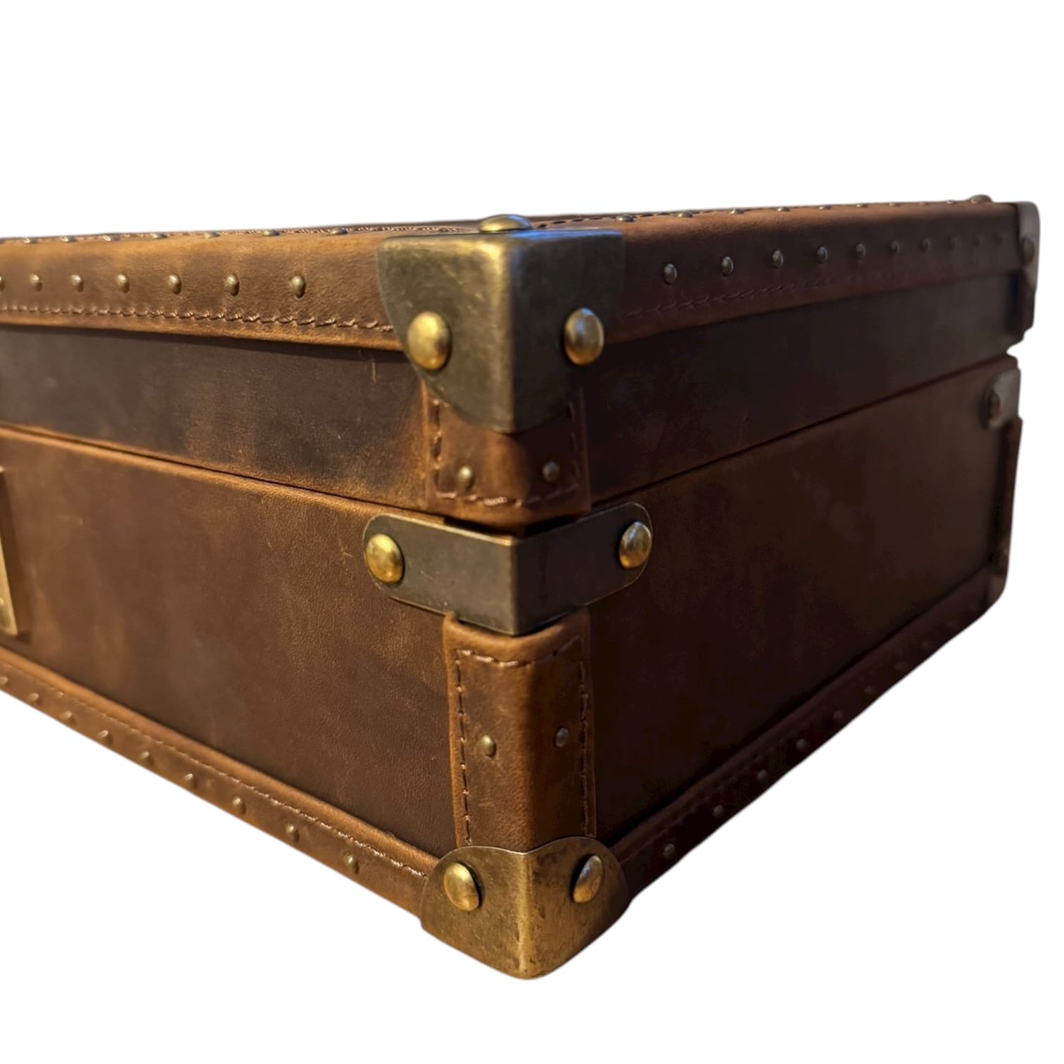 Lux Watch Box Co Watch Chest 10 Burlington 10 Watch Chest - Bourbon Leather