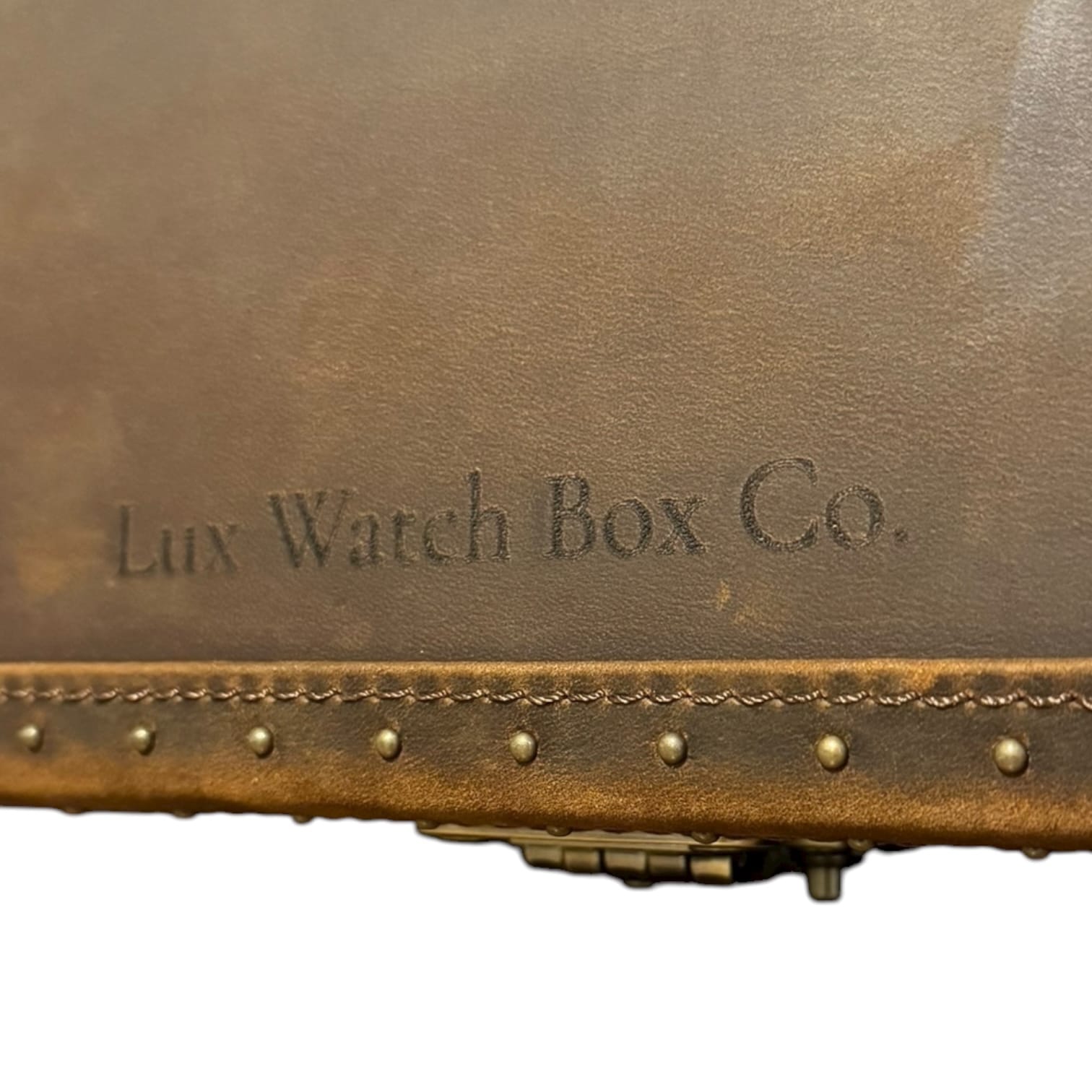 Lux Watch Box Co Watch Chest 10 Burlington 10 Watch Chest - Bourbon Leather